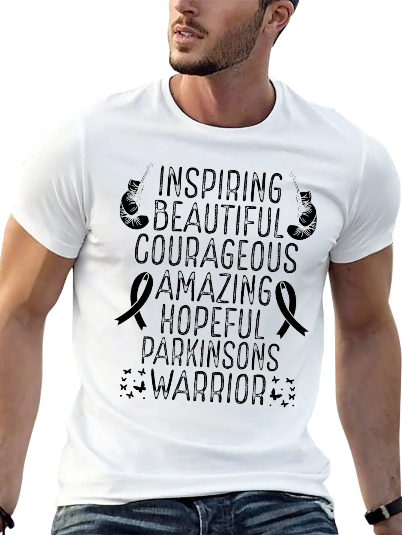 Warrior Disease Fighter Parkinsons Awareness Soft Cotton Short Sleeve Tee – Unisex Wardrobe Staple