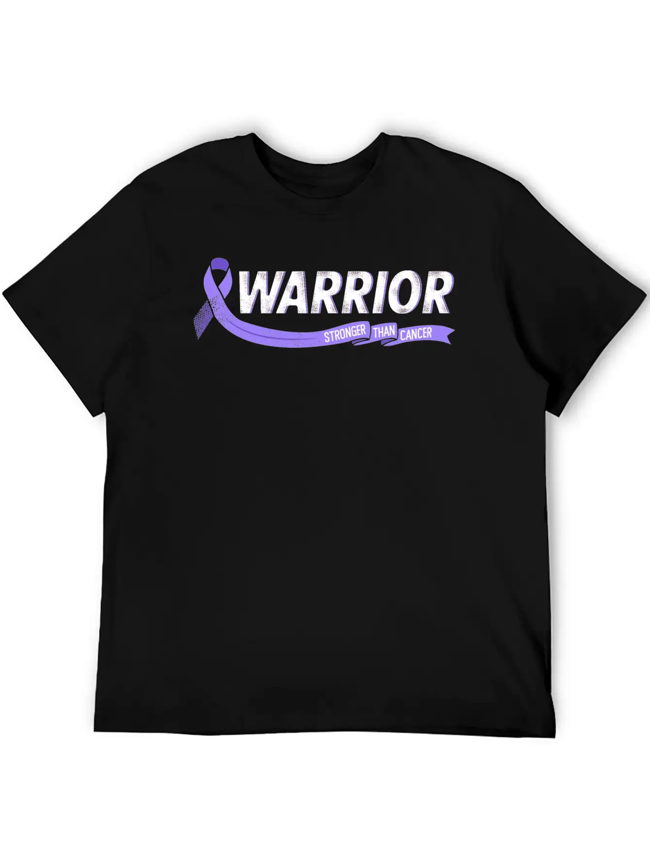 Warrior Stronger Than Cancer Stomach Cancer Lightweight Cotton T-Shirt – Daily Comfort Graphic Shirt
