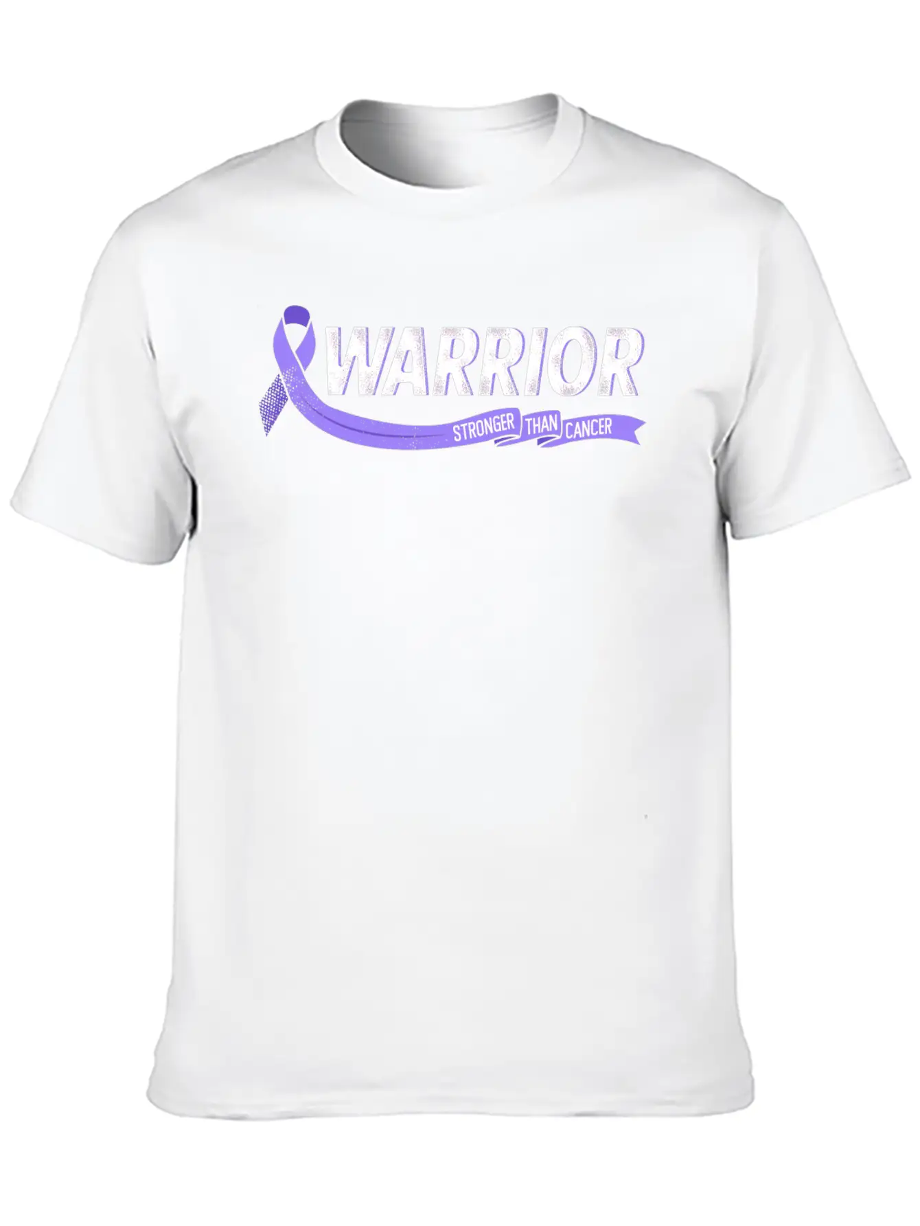 Warrior Stronger Than Cancer Stomach Cancer Lightweight Cotton T-Shirt – Daily Comfort Graphic Shirt