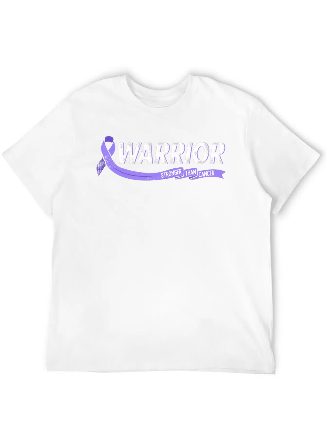 Warrior Stronger Than Cancer Testicular Cancer Lightweight Cotton T-Shirt – Daily Comfort Graphic Shirt