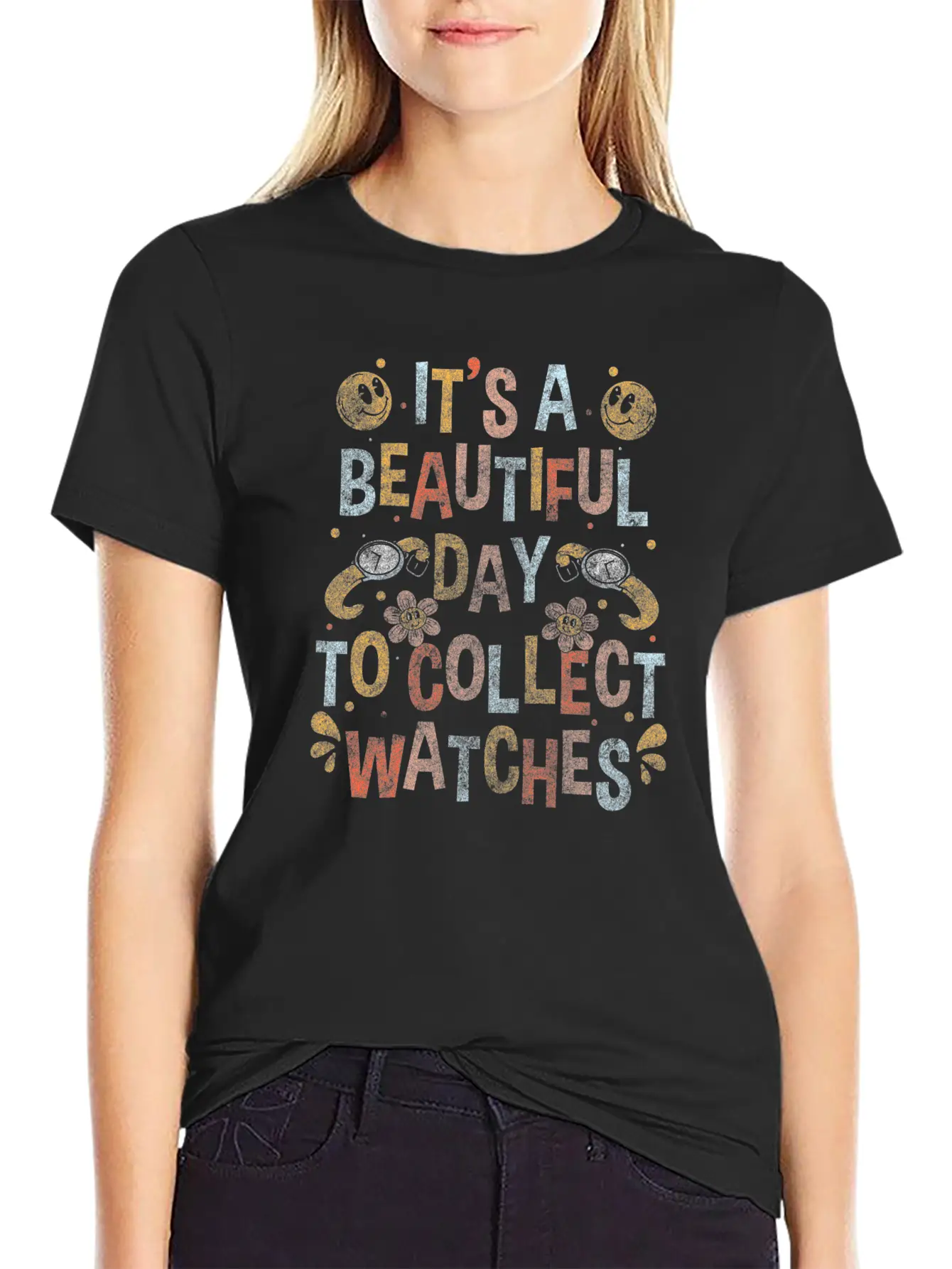 Watch Collector Time Jewelry Lightweight Cotton T-Shirt – Daily Comfort Graphic Shirt