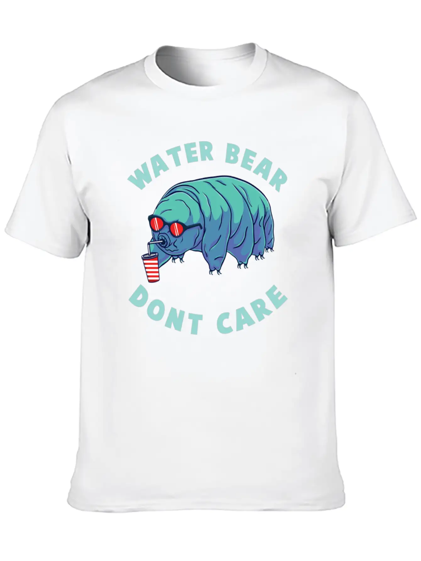 Water Bear Don T Care For Tardigrade Lover Comfortable Minimalist Graphic Tee – Summer Style Essential