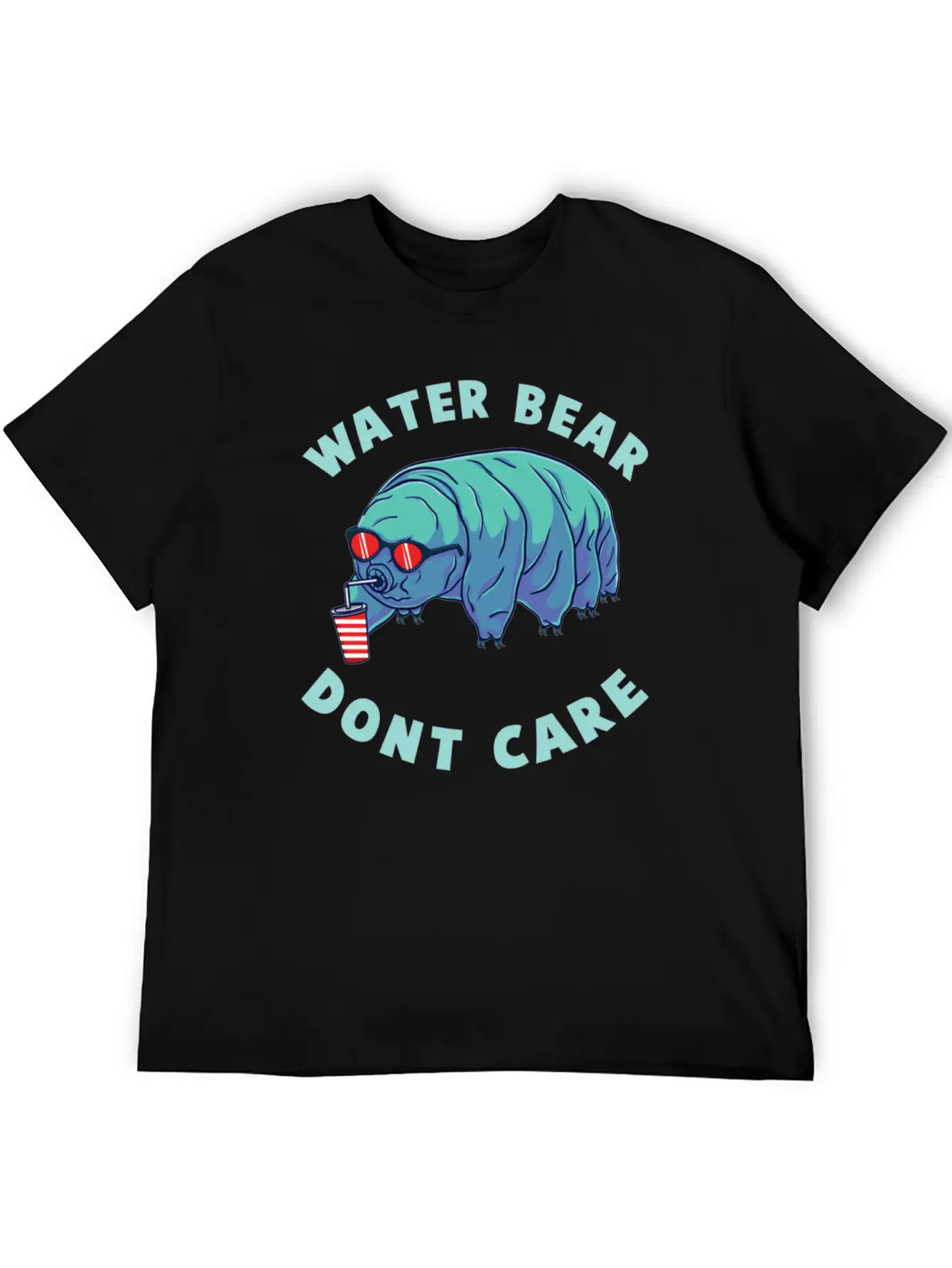 Water Bear Don T Care For Tardigrade Lover Comfortable Minimalist Graphic Tee – Summer Style Essential