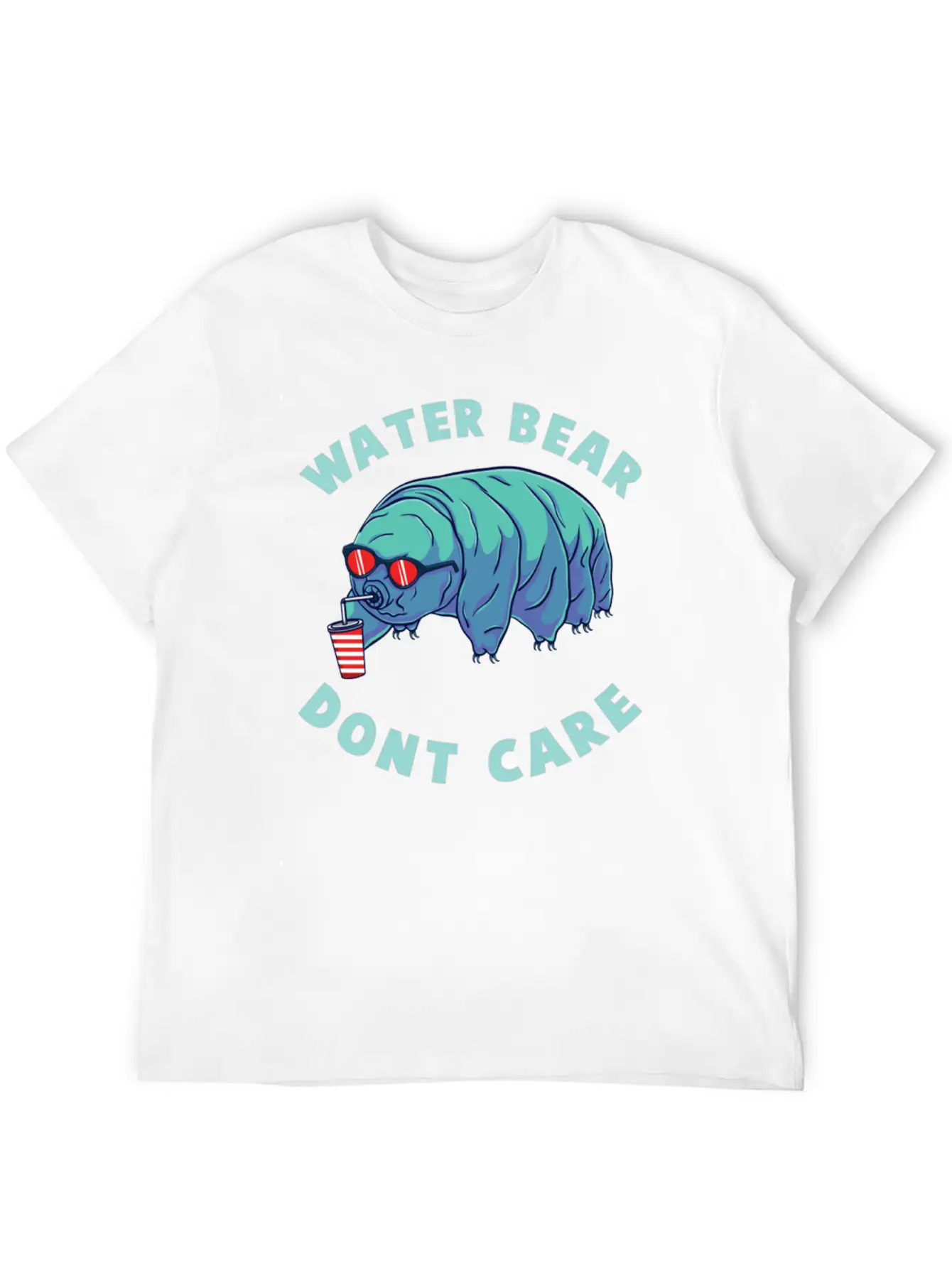 Water Bear Don T Care For Tardigrade Lover Comfortable Minimalist Graphic Tee – Summer Style Essential