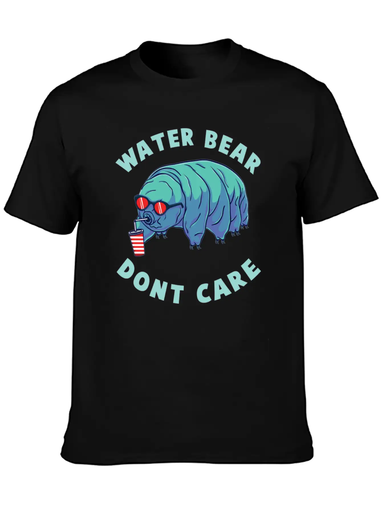 Water Bear Don T Care For Tardigrade Lover Comfortable Minimalist Graphic Tee – Summer Style Essential