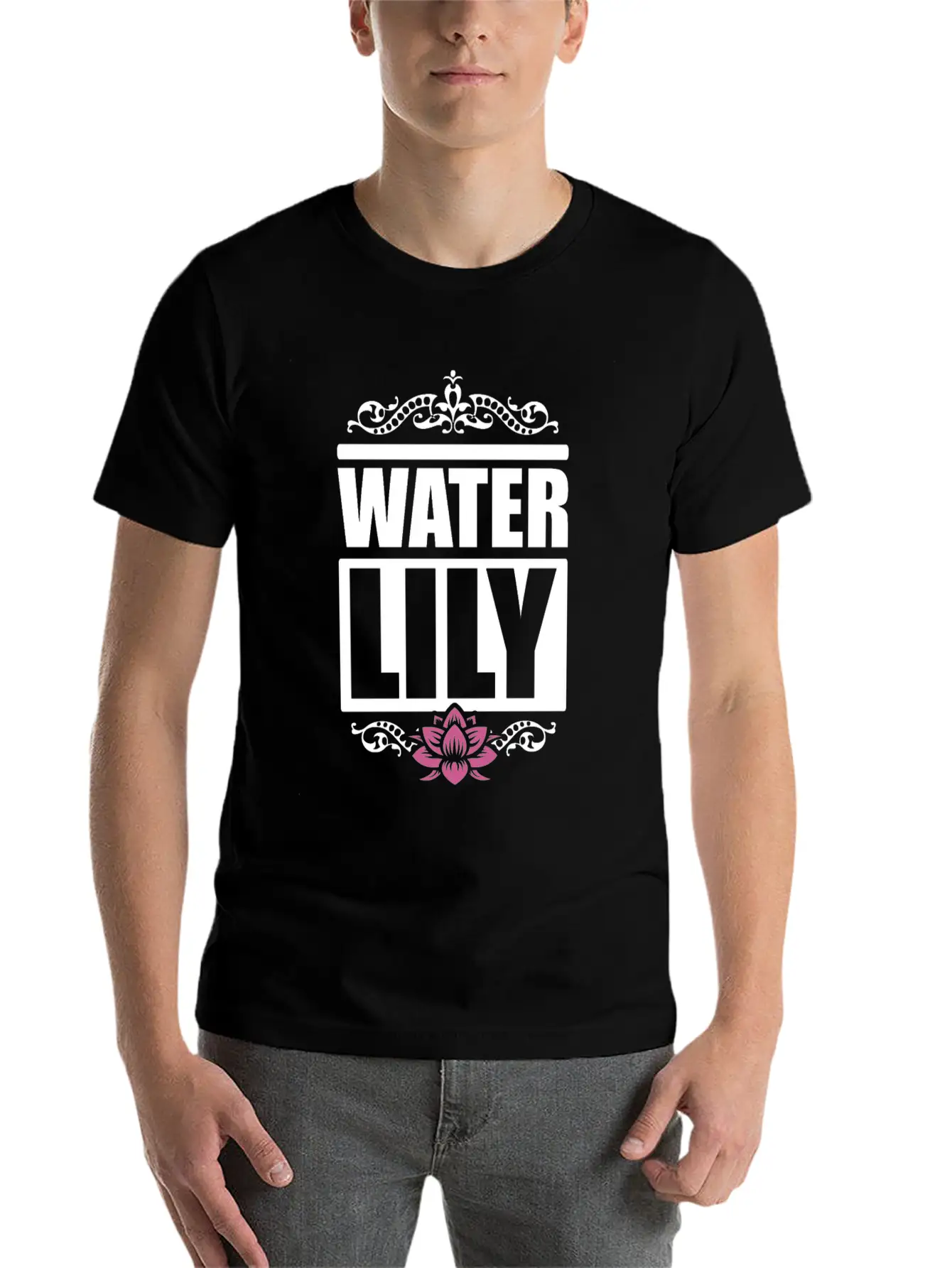 Water Lily Beautiful Flower Summer Girl Essential Cotton Tee For Daily Outfits – Unisex Style