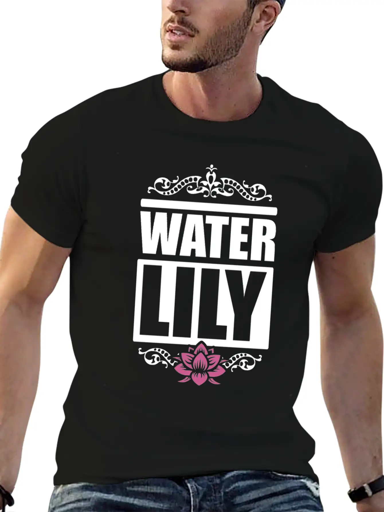 Water Lily Beautiful Flower Summer Girl Essential Cotton Tee For Daily Outfits – Unisex Style