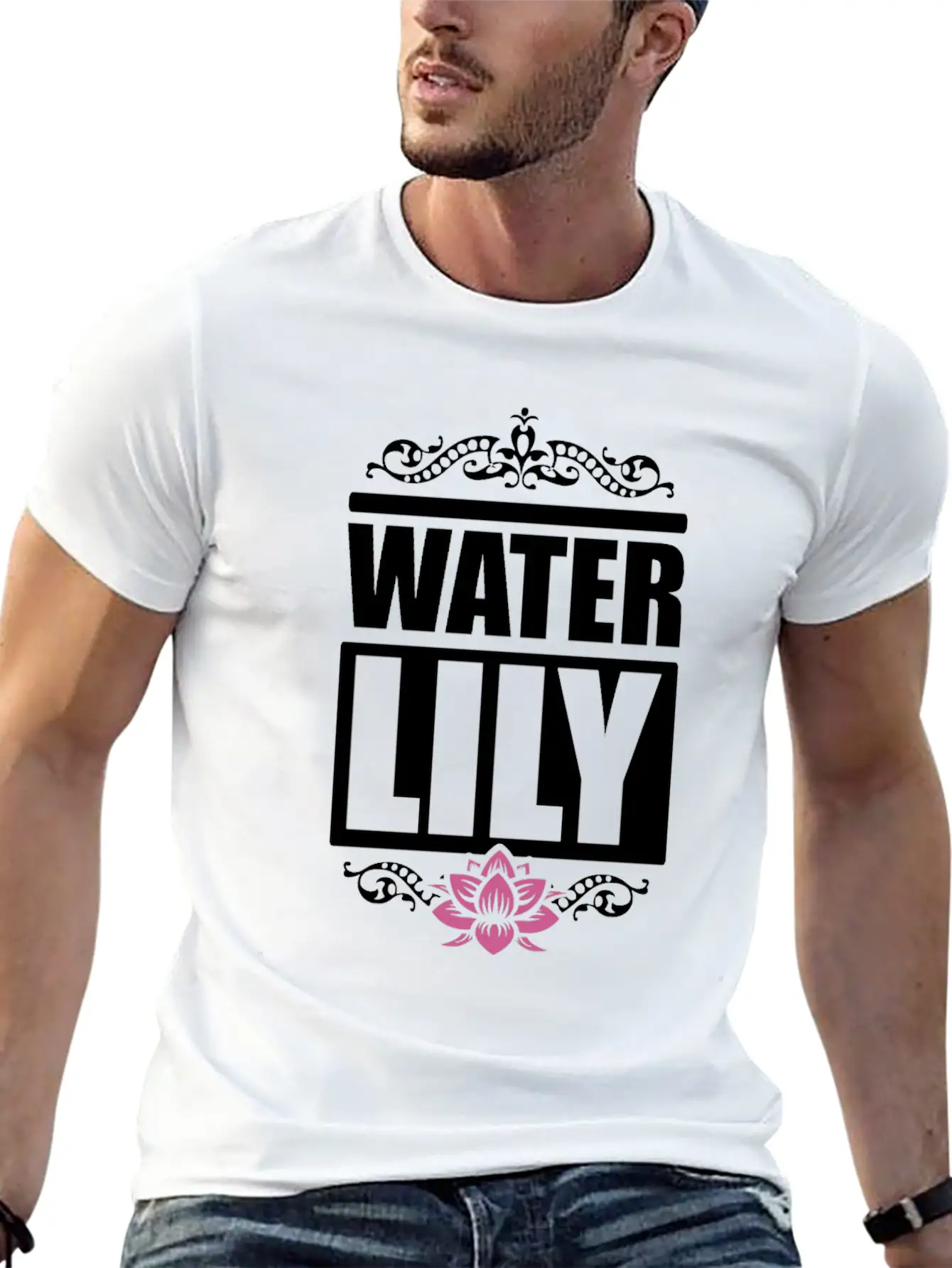 Water Lily Beautiful Flower Summer Girl Essential Cotton Tee For Daily Outfits – Unisex Style