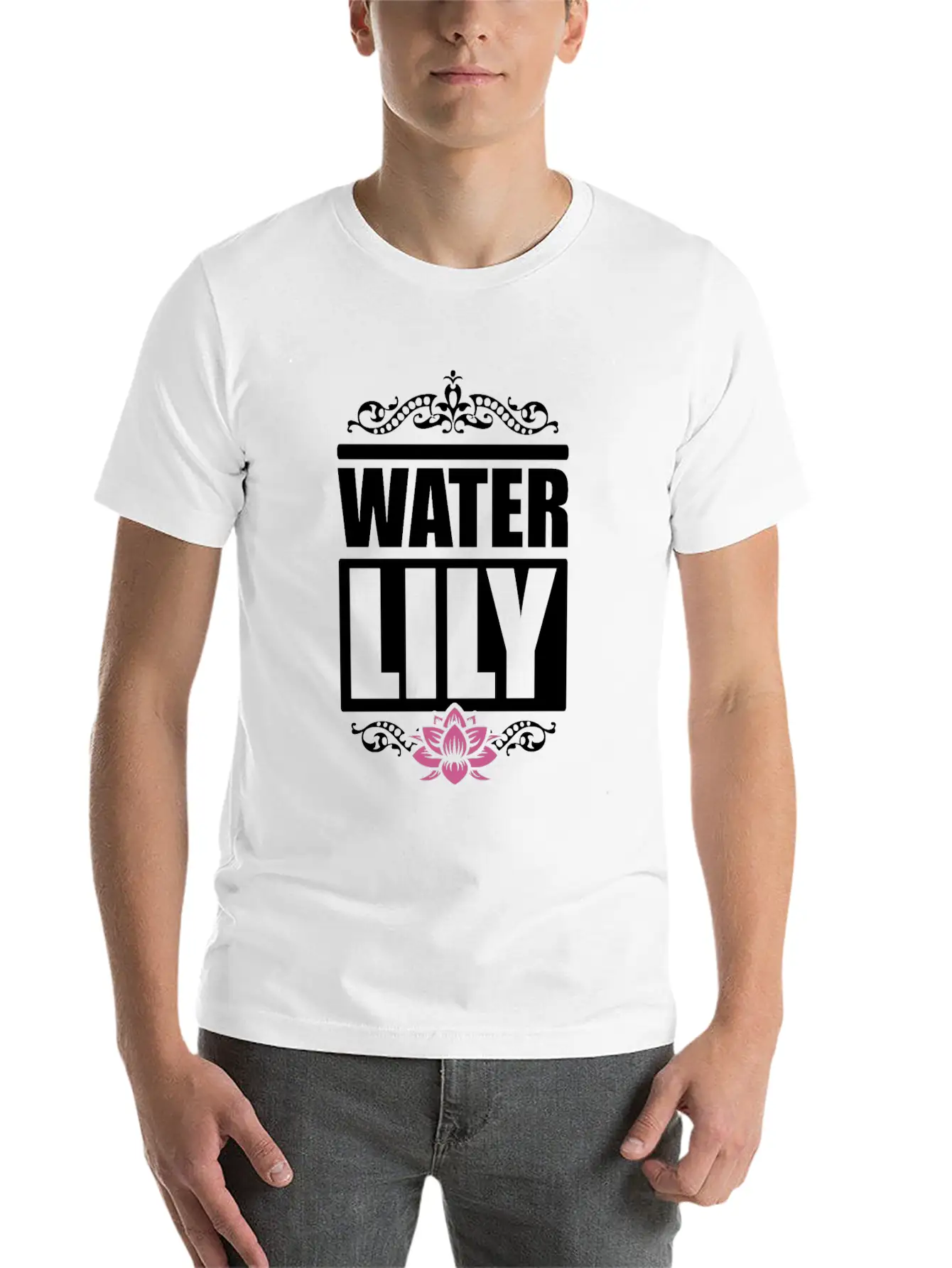 Water Lily Beautiful Flower Summer Girl Essential Cotton Tee For Daily Outfits – Unisex Style