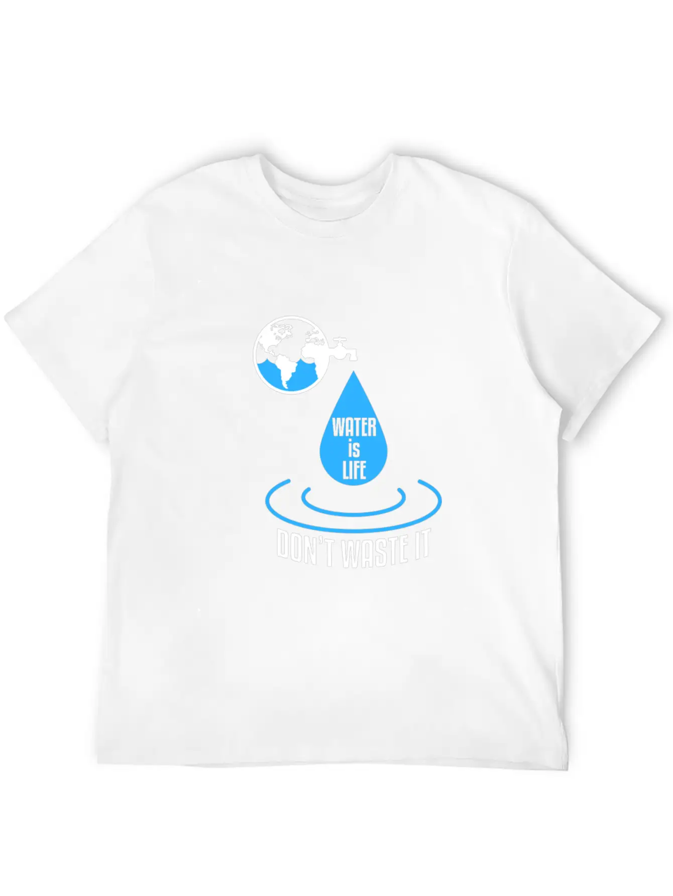 Water Protection Essential Cotton Tee For Daily Outfits – Unisex Style