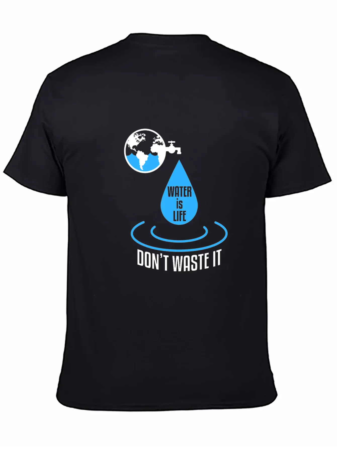 Water Protection Essential Cotton Tee For Daily Outfits – Unisex Style