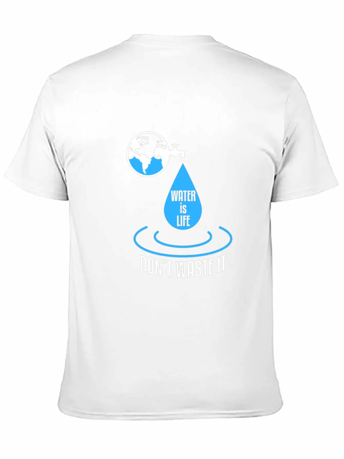 Water Protection Essential Cotton Tee For Daily Outfits – Unisex Style