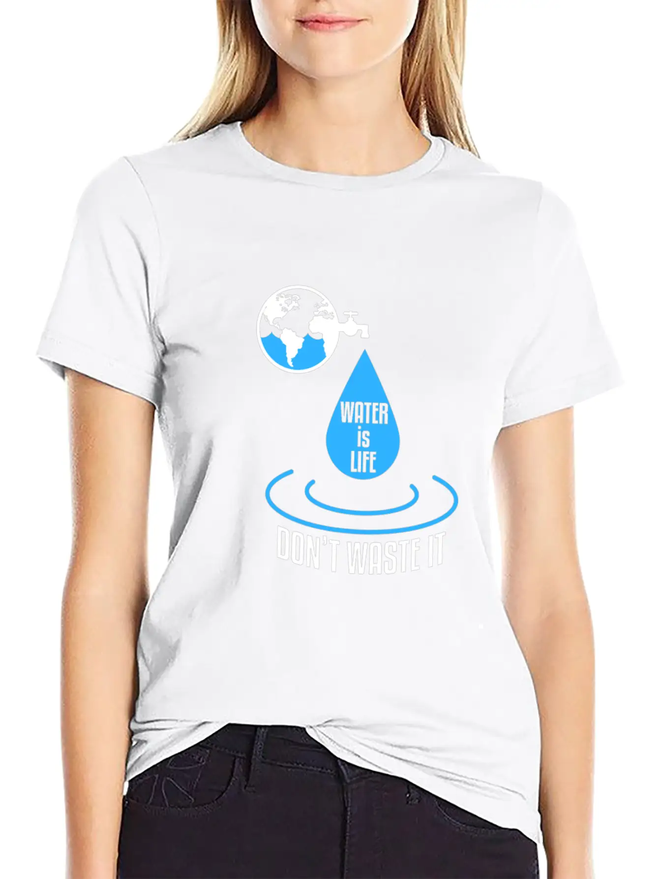 Water Protection Essential Cotton Tee For Daily Outfits – Unisex Style