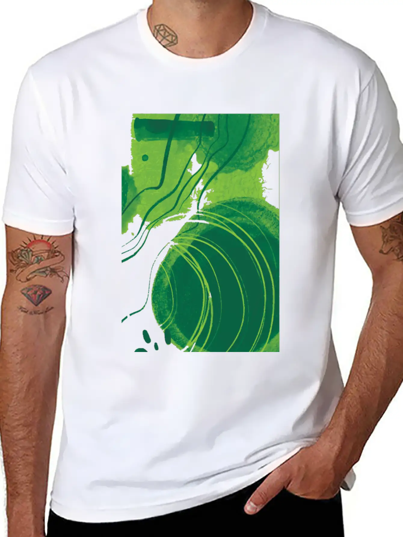 Watercolor Art Elephant Unisex Casual T-Shirt – Clean Design For Daily Comfort