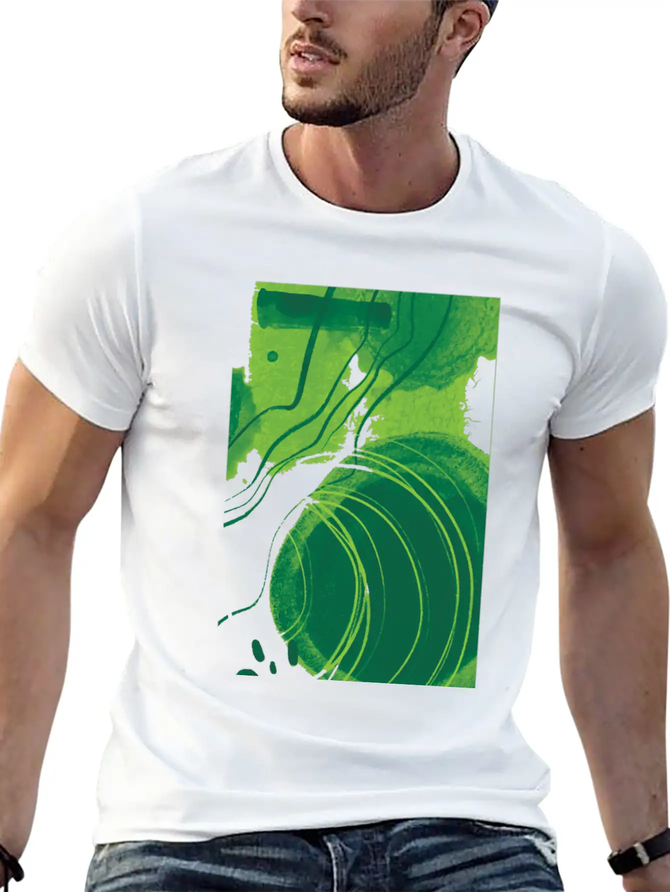Watercolor Art Elephant Unisex Casual T-Shirt – Clean Design For Daily Comfort