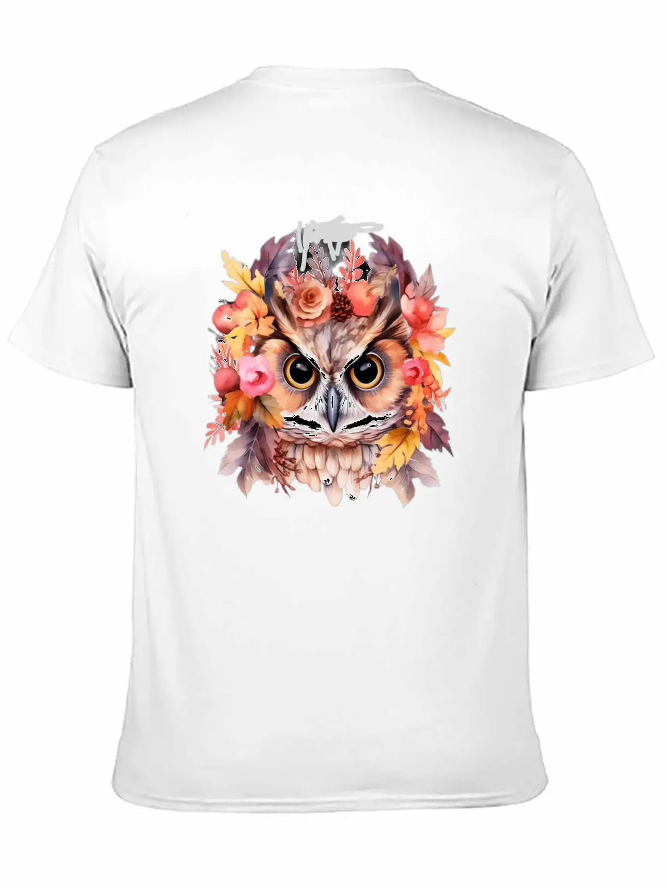 Watercolor Owl Sublimation PNG Owl Digital Soft Cotton Short Sleeve Tee – Unisex Wardrobe Staple