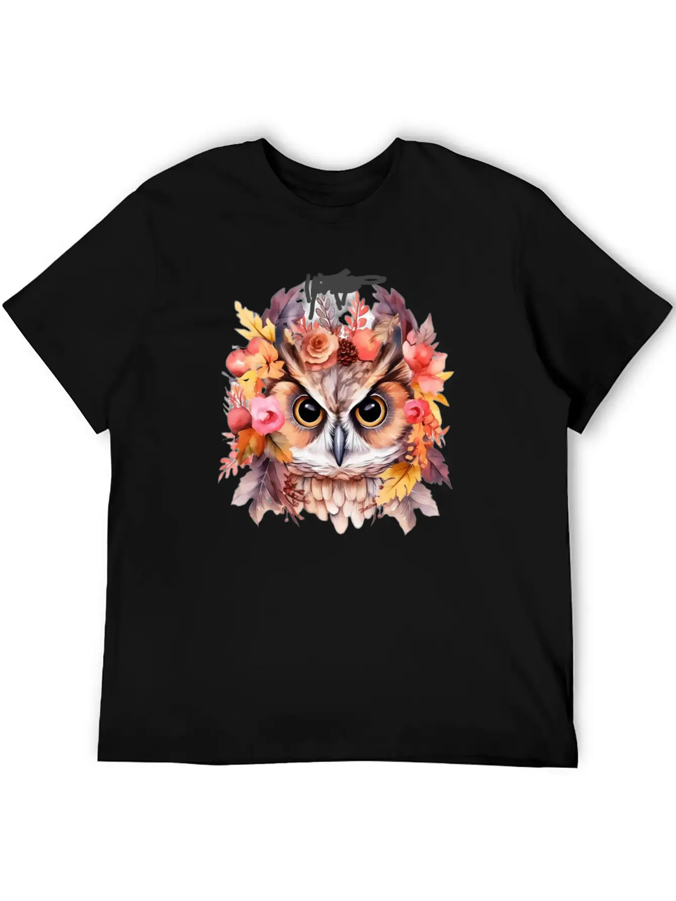 Watercolor Owl Sublimation PNG Owl Digital Soft Cotton Short Sleeve Tee – Unisex Wardrobe Staple