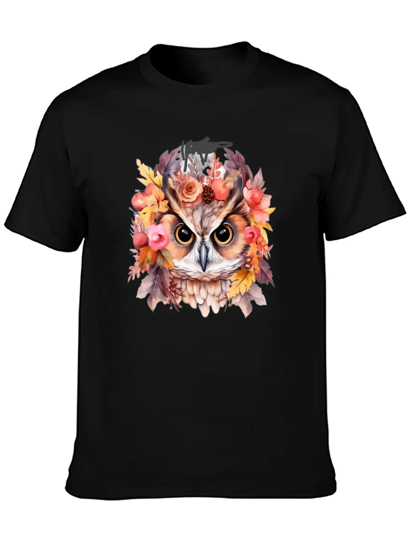 Watercolor Owl Sublimation PNG Owl Digital Soft Cotton Short Sleeve Tee – Unisex Wardrobe Staple