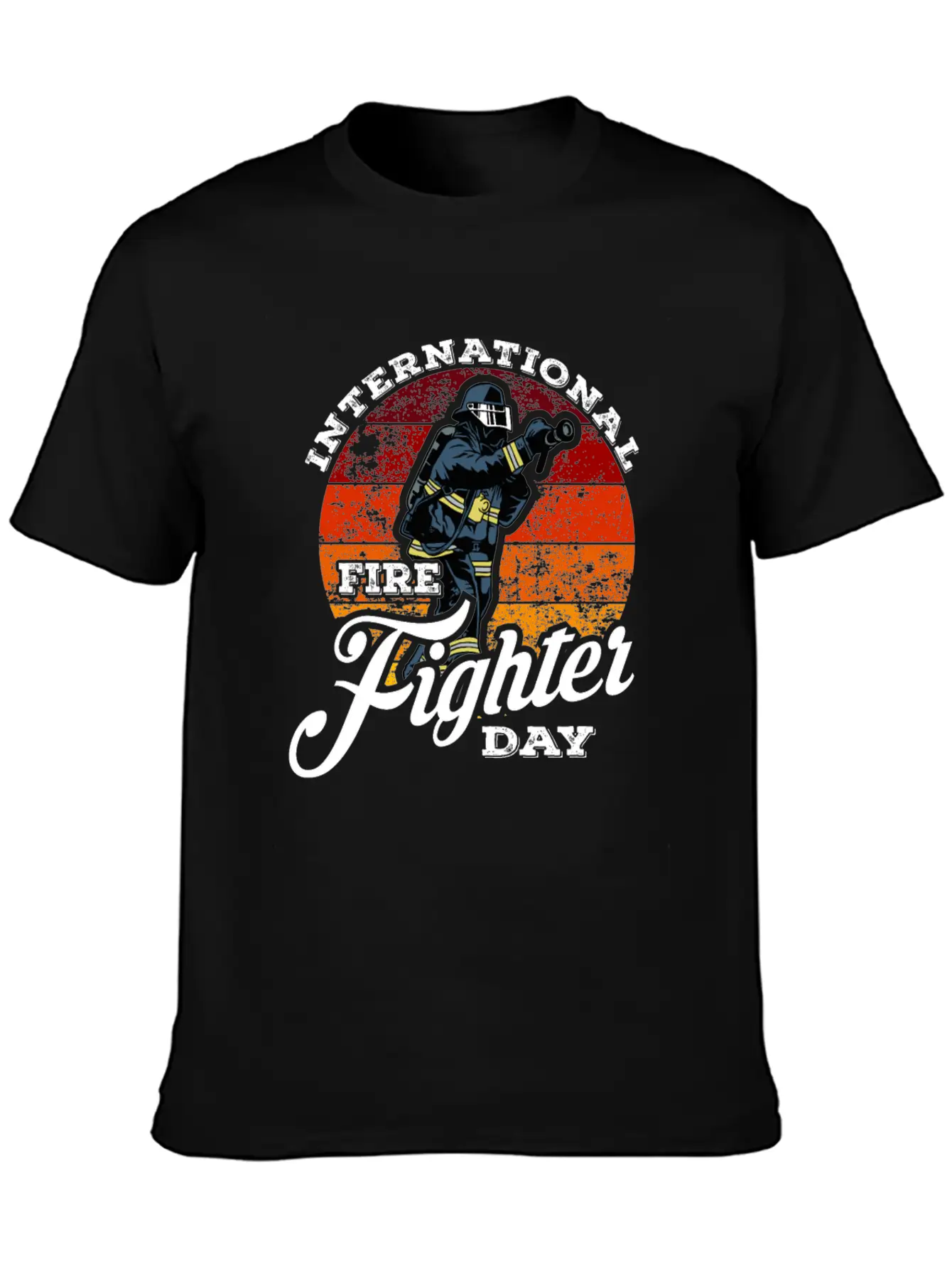 We Are Proud Of Our Firefighters Lightweight Cotton T-Shirt – Daily Comfort Graphic Shirt