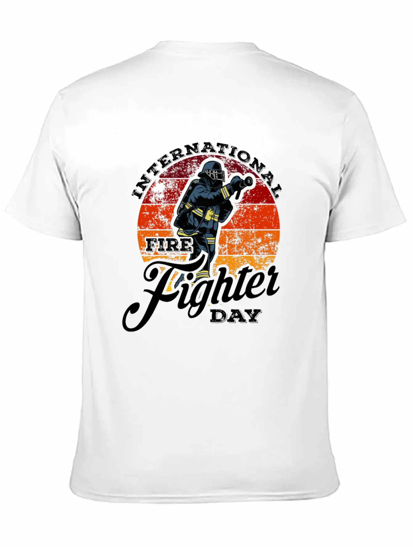 We Are Proud Of Our Firefighters Lightweight Cotton T-Shirt – Daily Comfort Graphic Shirt