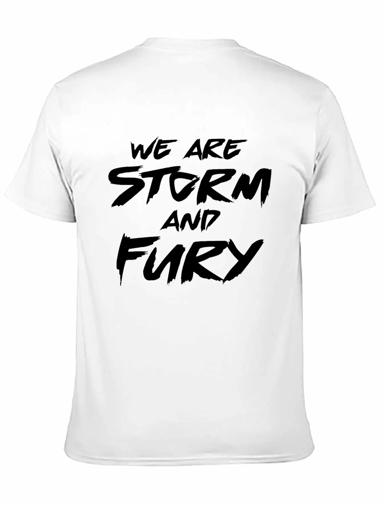 We Are Storm And Fury Inspirational Motivation Modern Fit Casual T-Shirt – Clean And Versatile Design