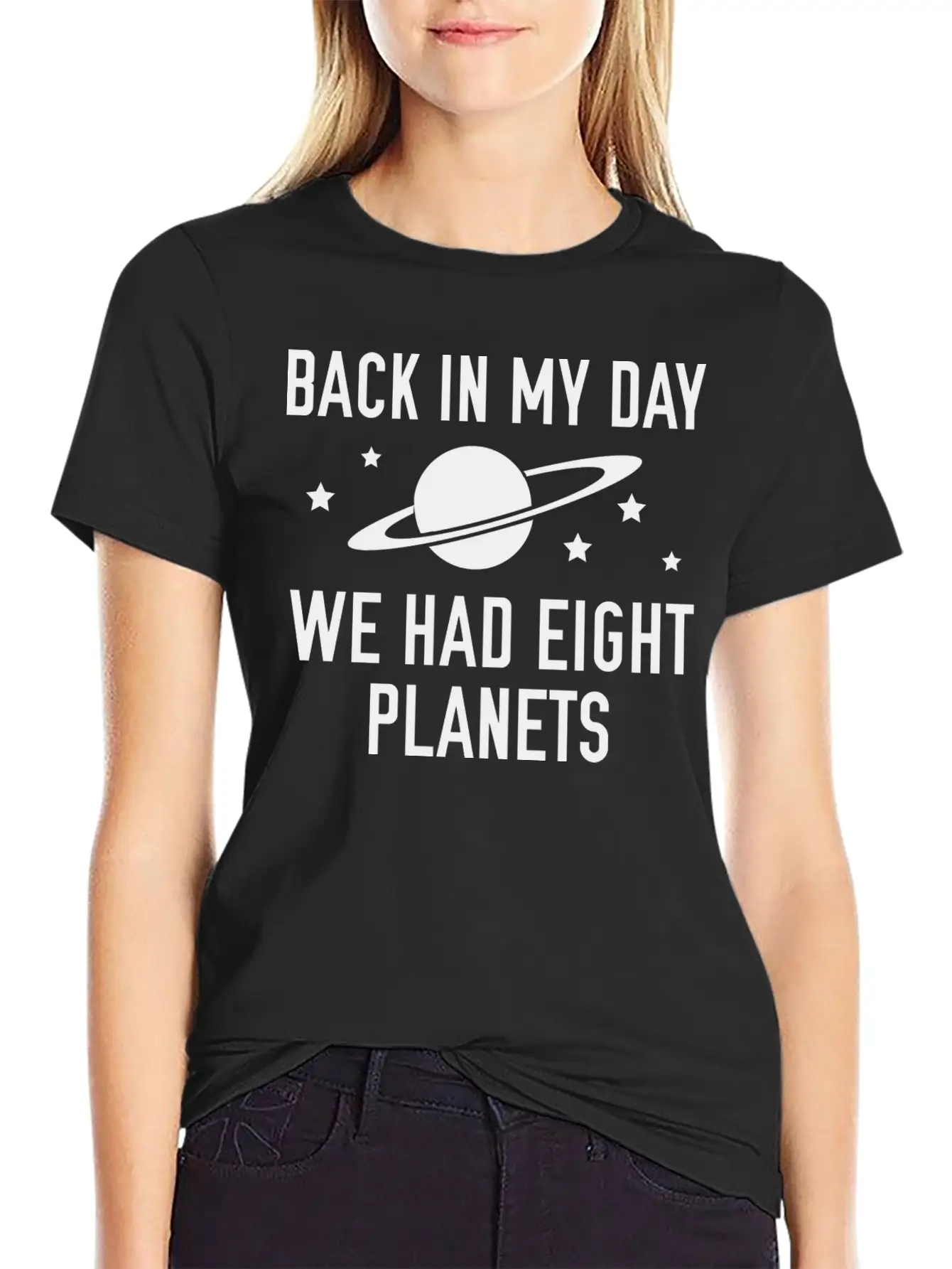 We Had Eight Planets Unisex Casual T-Shirt – Clean Design For Daily Comfort