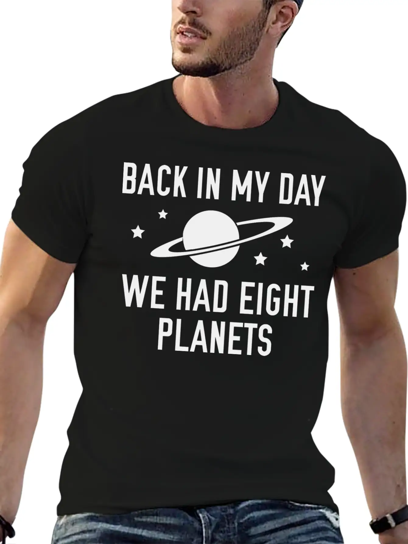 We Had Eight Planets Unisex Casual T-Shirt – Clean Design For Daily Comfort