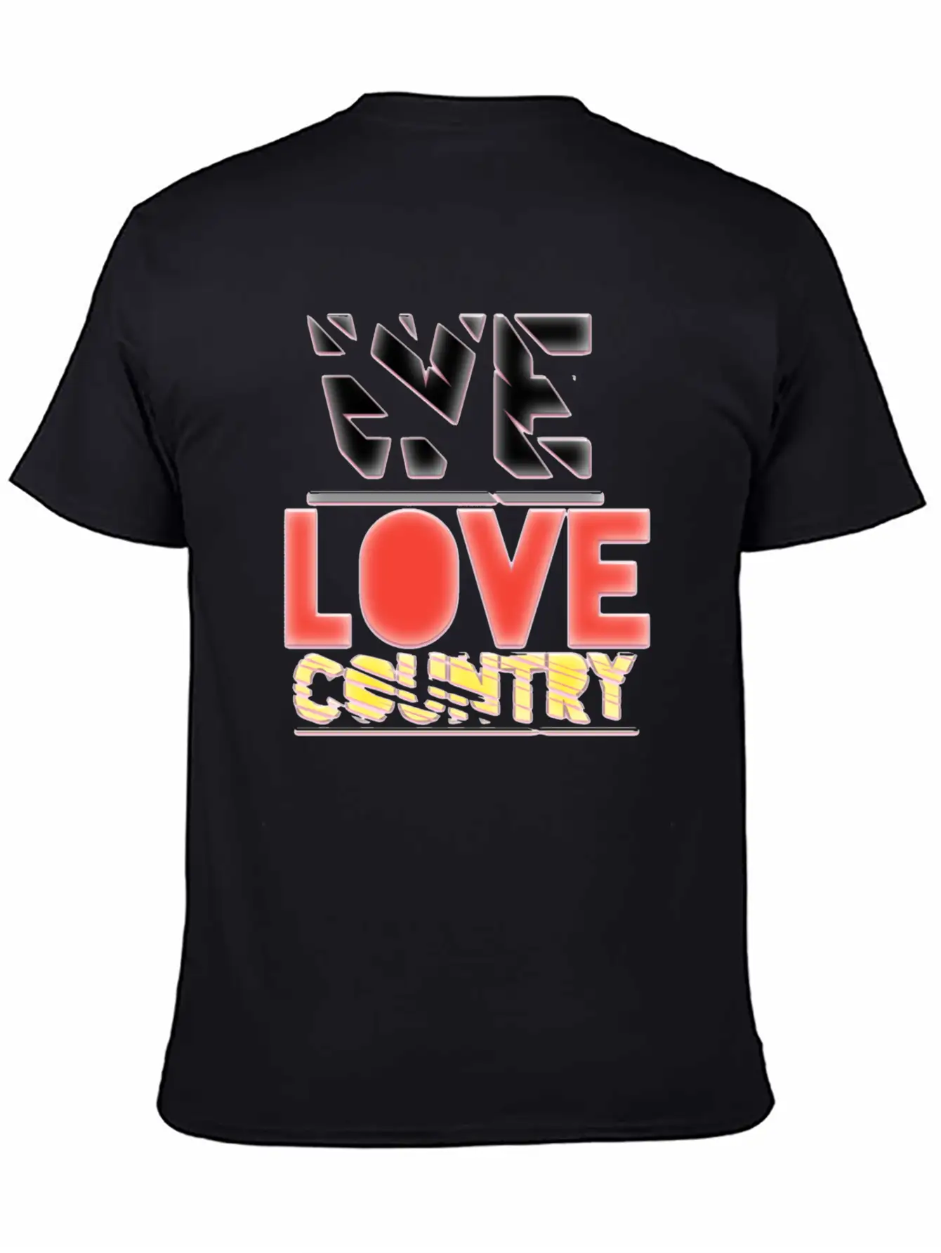 We Love Country Essential Cotton Tee For Daily Outfits – Unisex Style