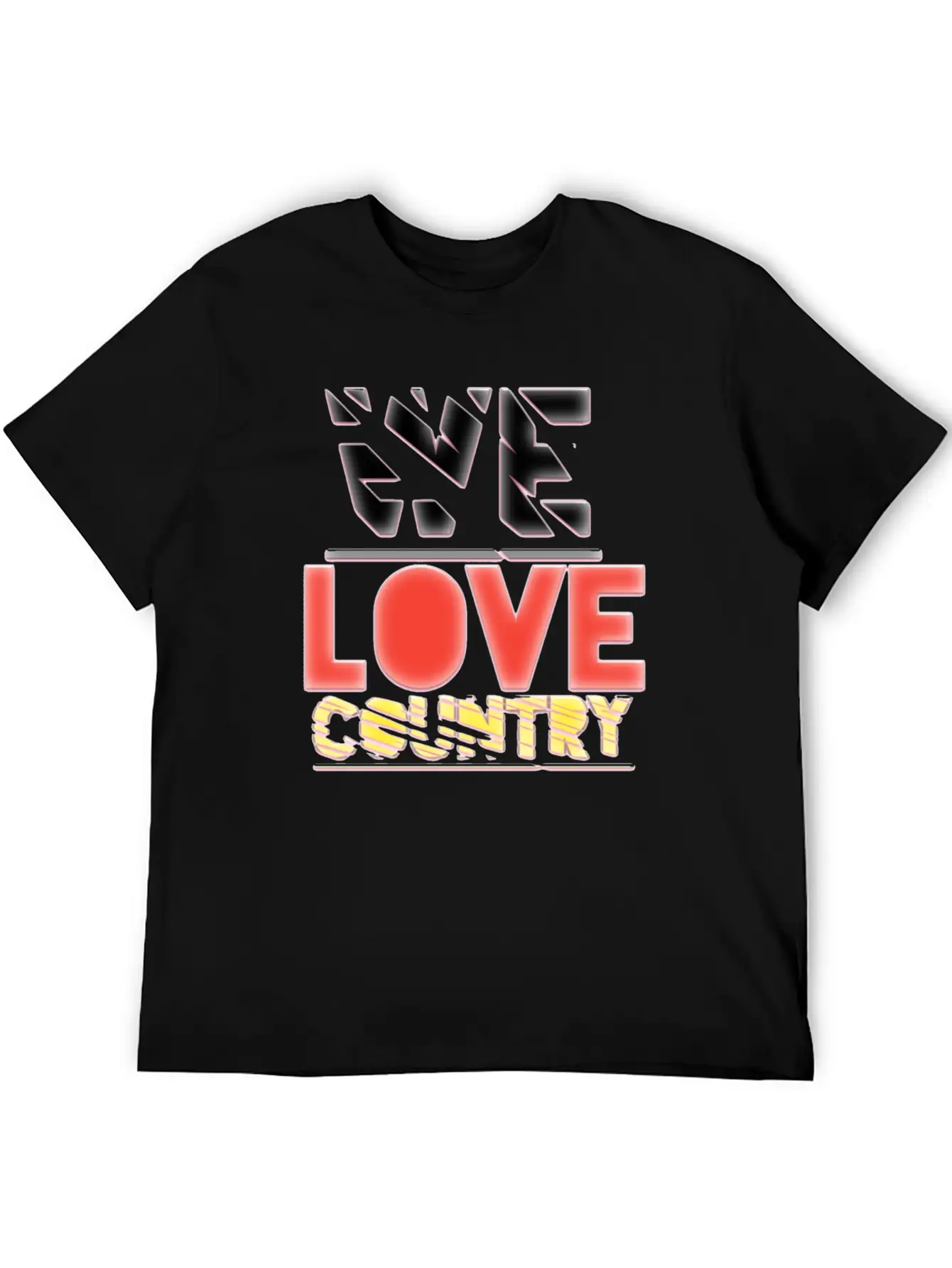 We Love Country Essential Cotton Tee For Daily Outfits – Unisex Style