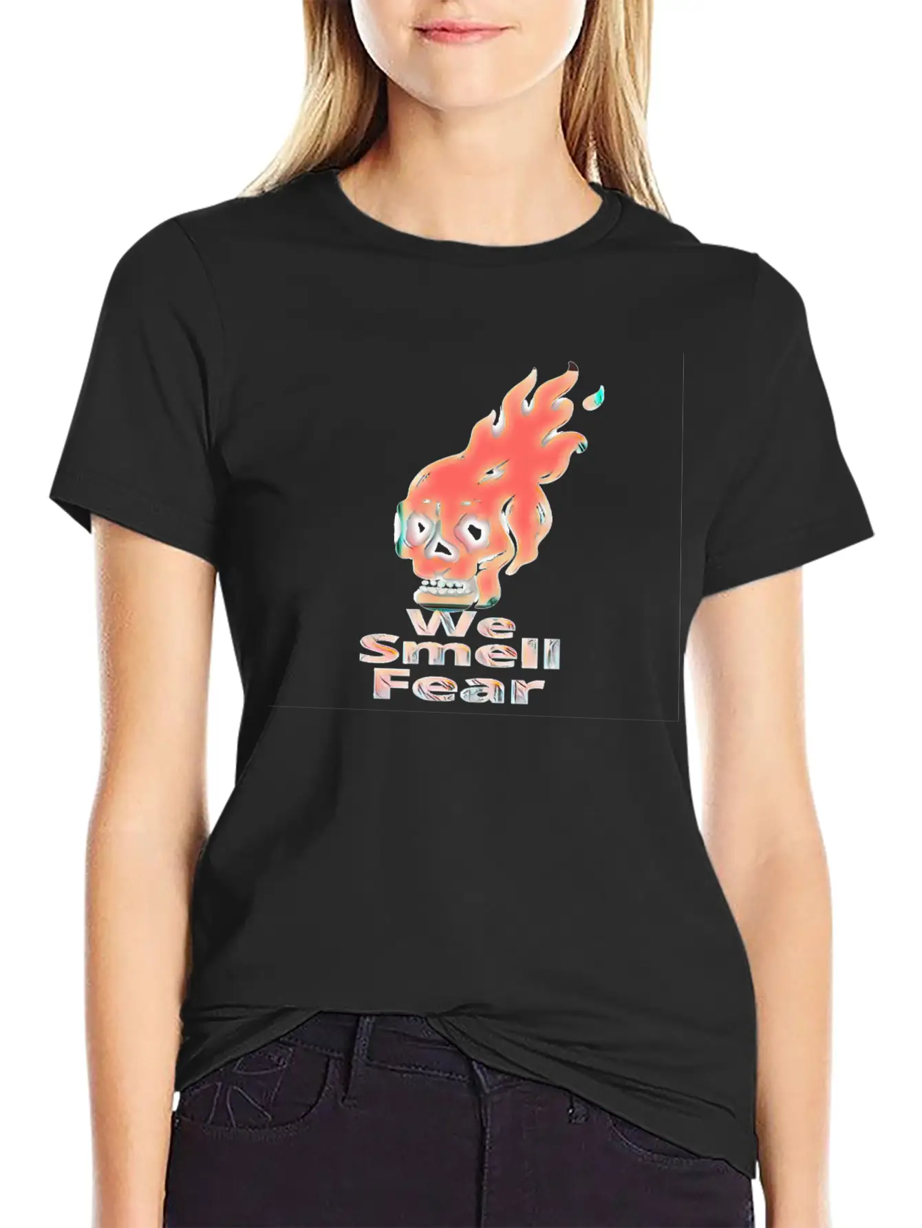 We Smell Fear Lightweight Cotton T-Shirt – Daily Comfort Graphic Shirt