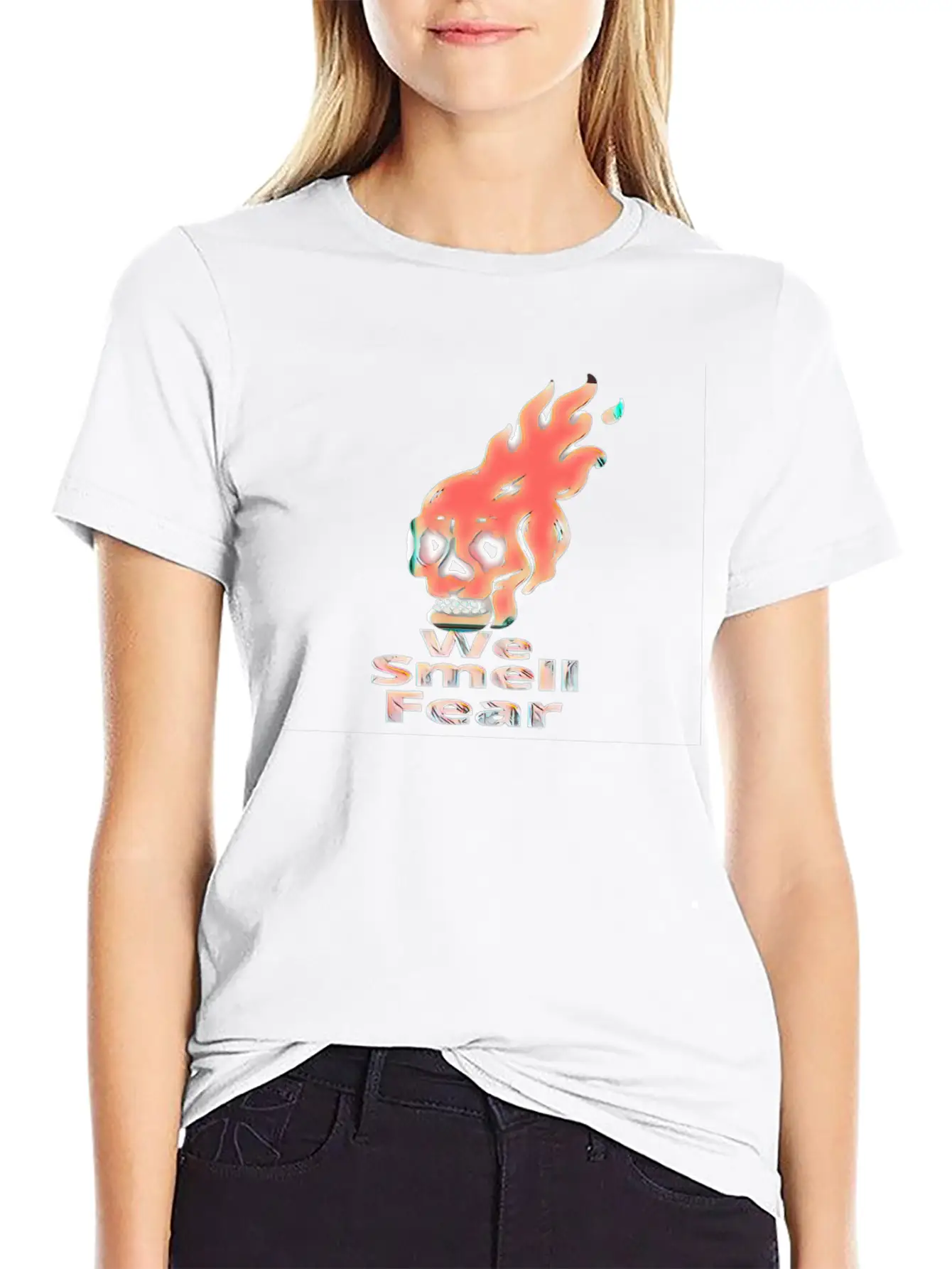 We Smell Fear Lightweight Cotton T-Shirt – Daily Comfort Graphic Shirt
