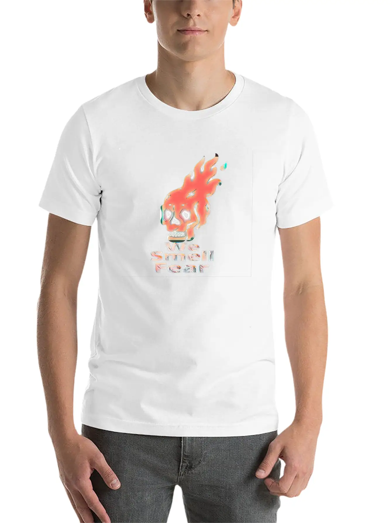 We Smell Fear Lightweight Cotton T-Shirt – Daily Comfort Graphic Shirt