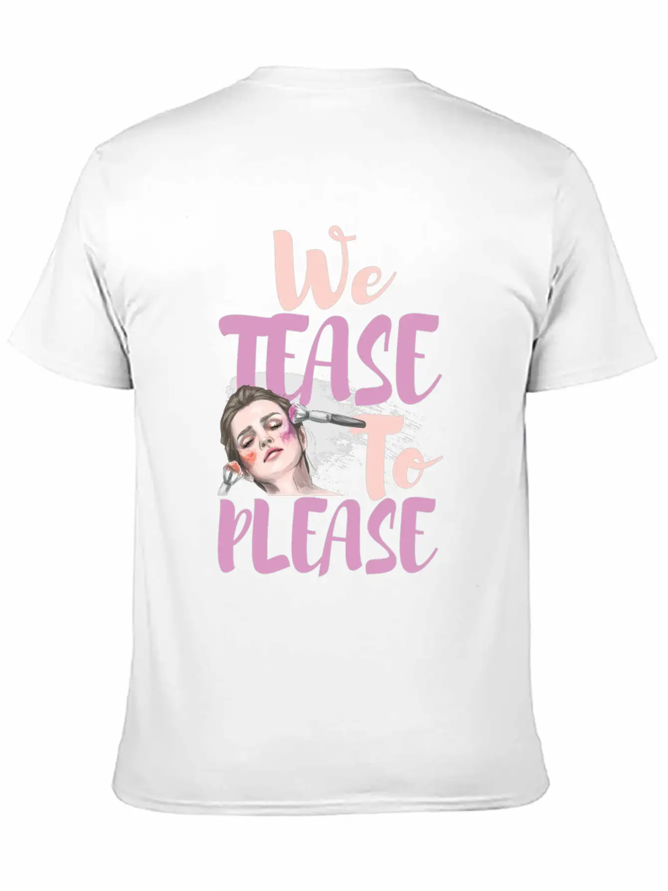 WE TEASE TO PLEASE Modern Fit Casual T-Shirt – Clean And Versatile Design