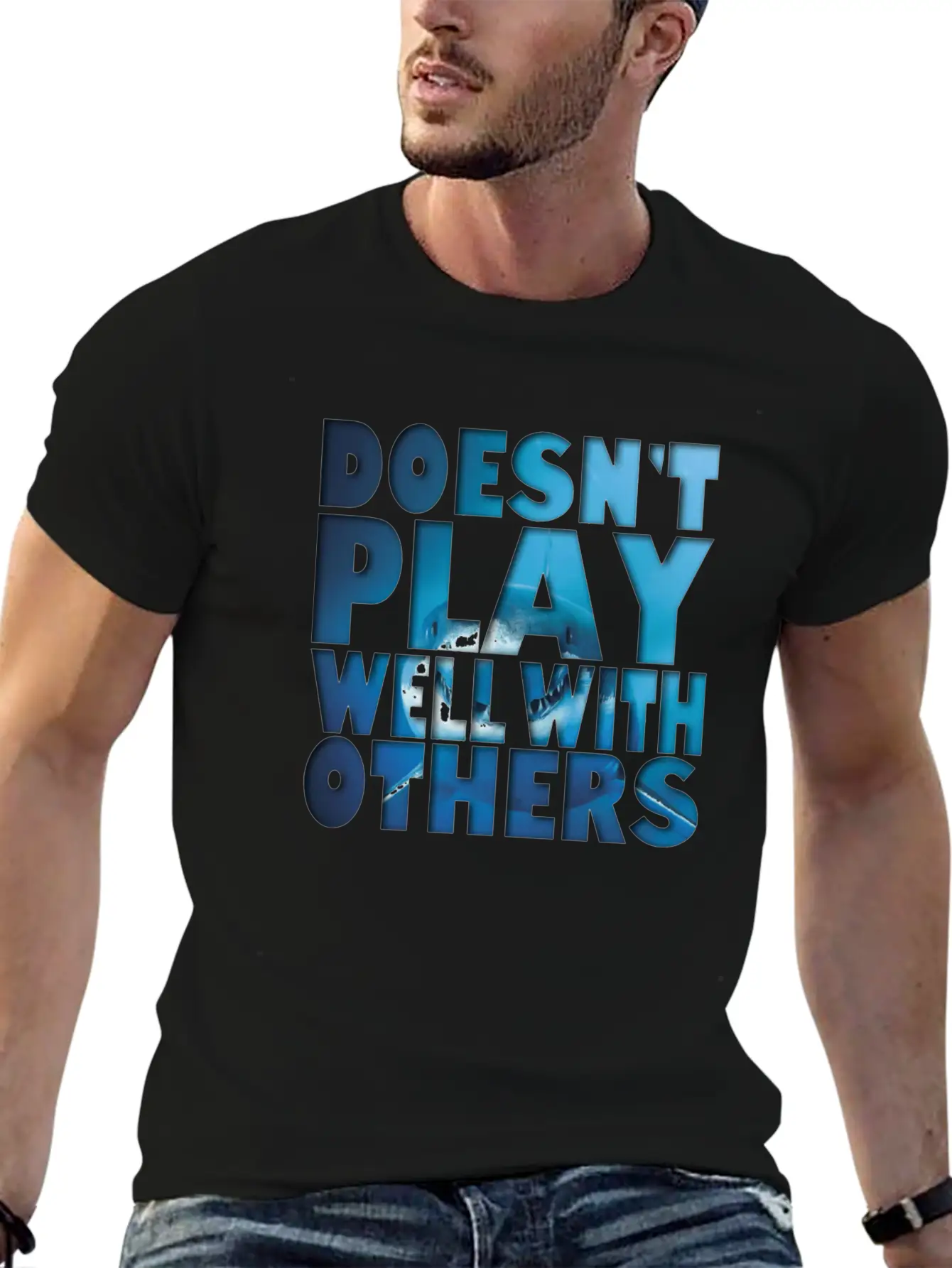 Week Of The Shark Modern Fit Casual T-Shirt – Clean And Versatile Design