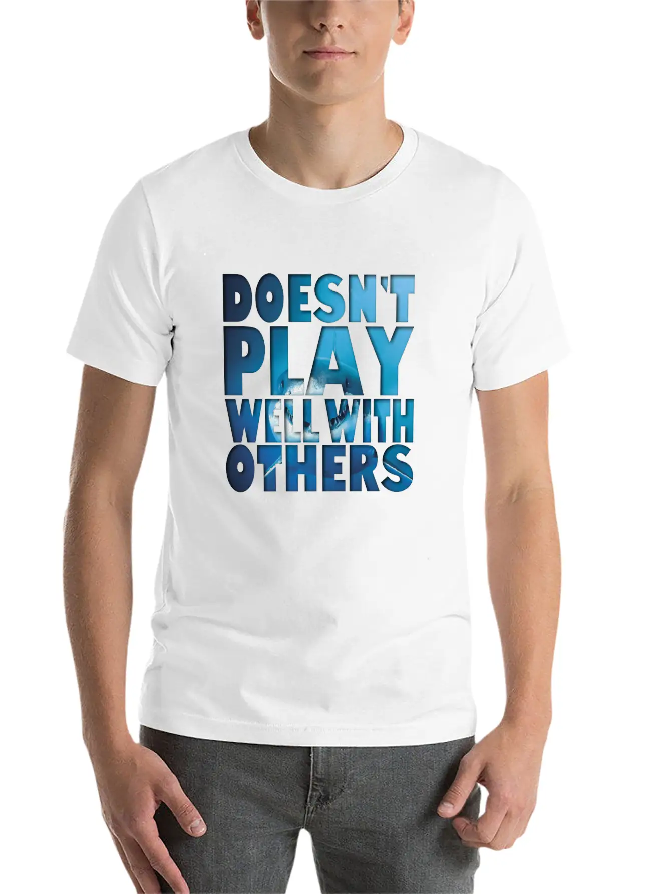 Week Of The Shark Modern Fit Casual T-Shirt – Clean And Versatile Design