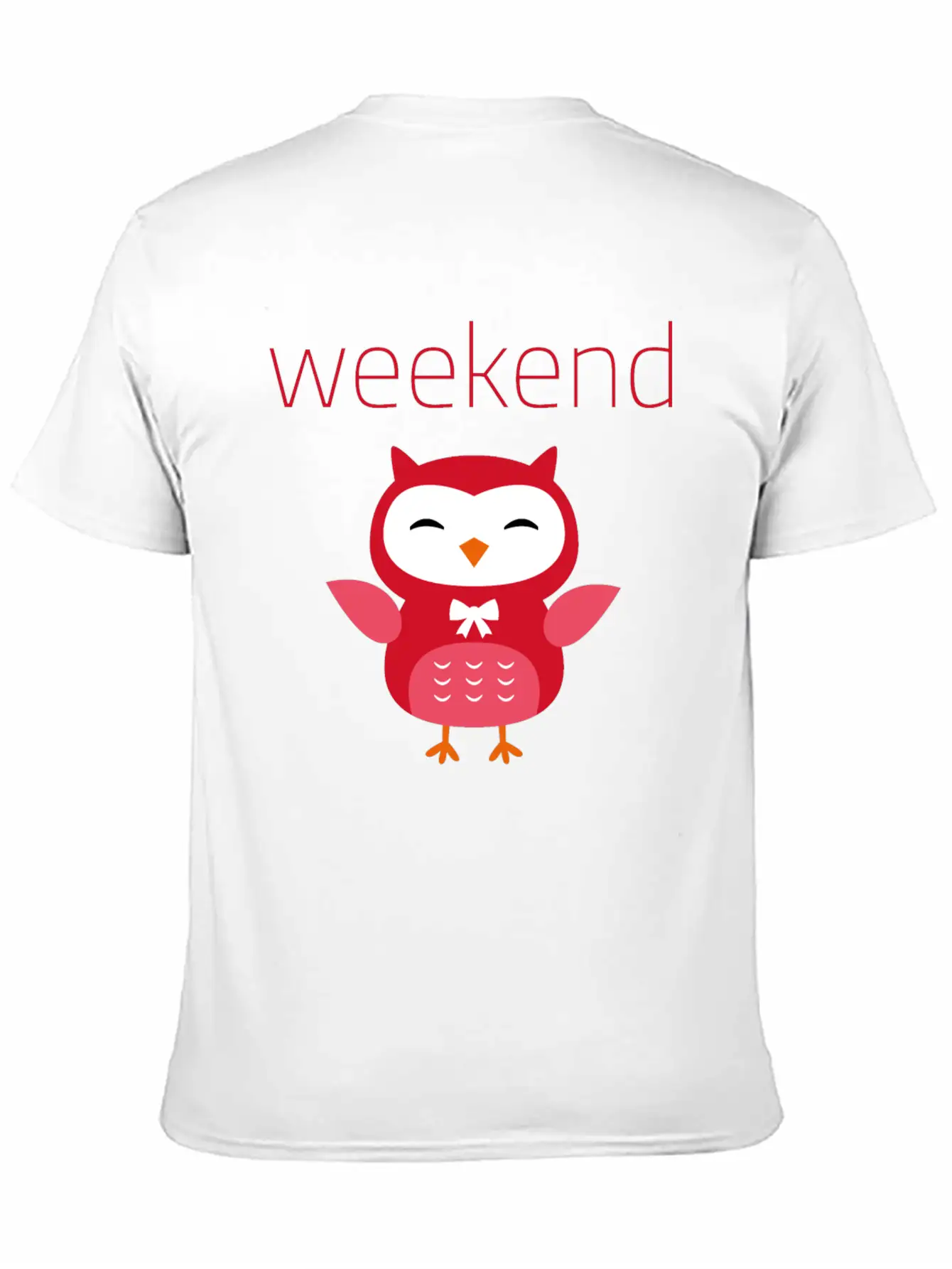 Weekend Owl Comfortable Minimalist Graphic Tee – Summer Style Essential