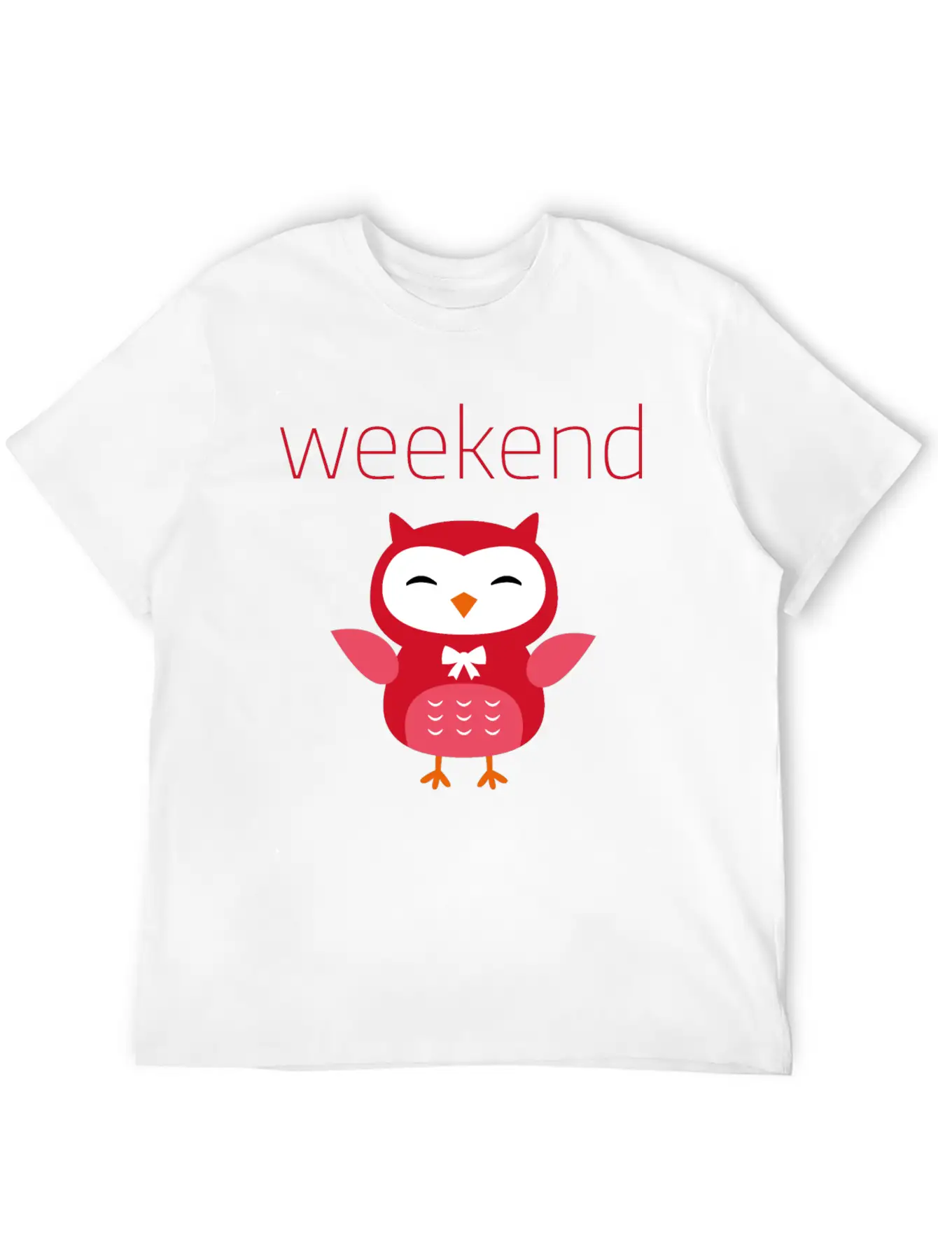 Weekend Owl Comfortable Minimalist Graphic Tee – Summer Style Essential