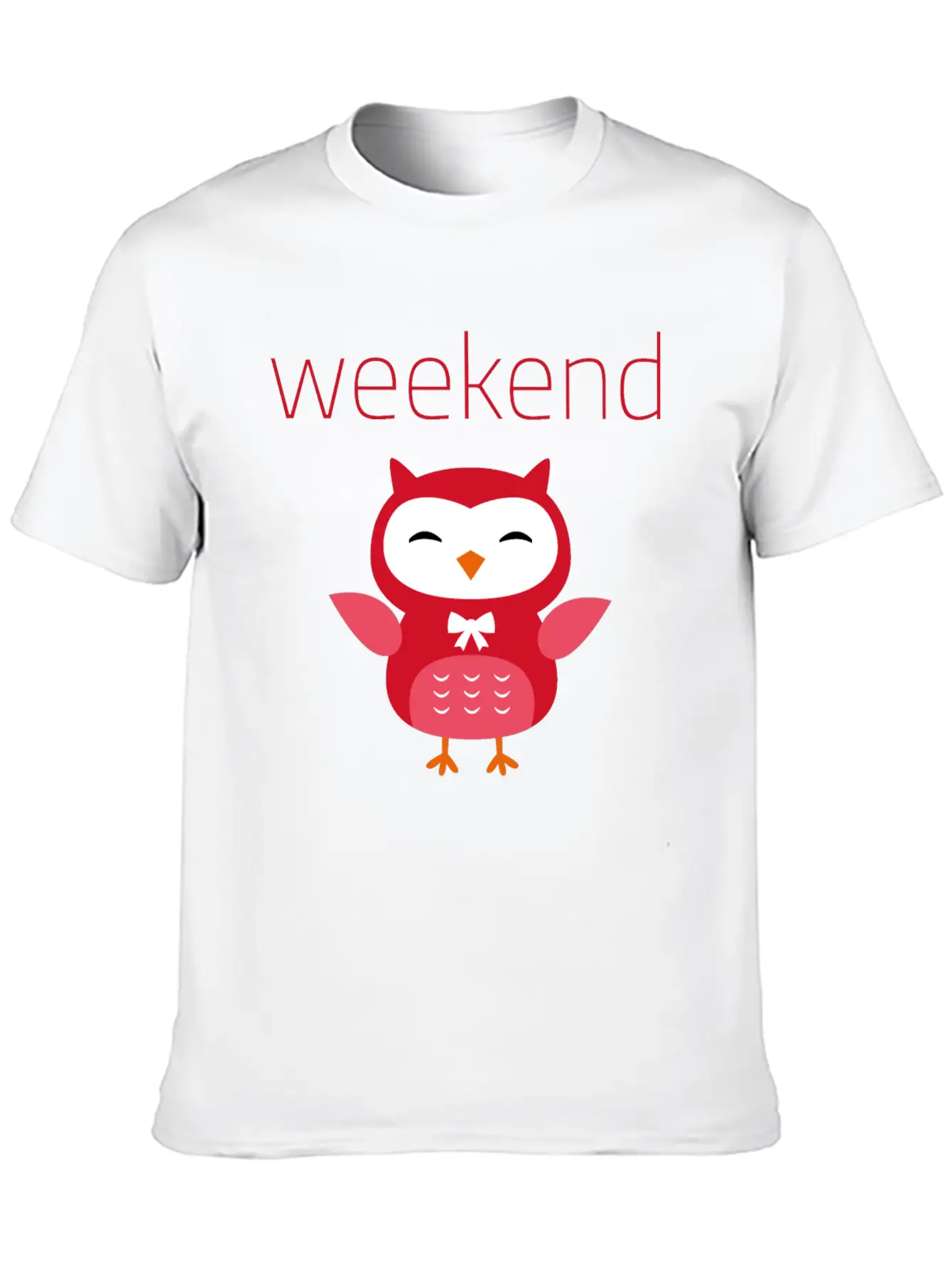 Weekend Owl Comfortable Minimalist Graphic Tee – Summer Style Essential