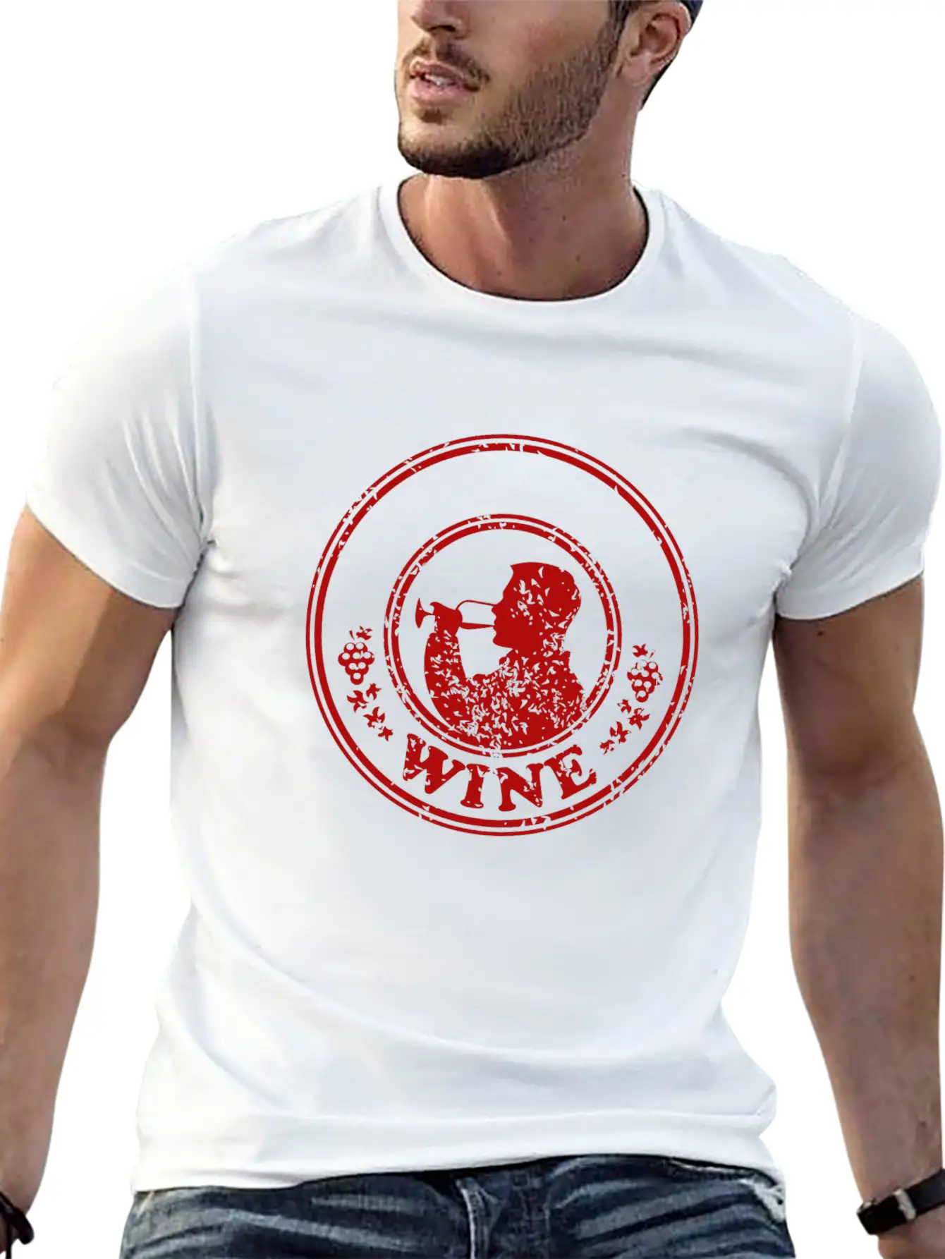 Wein Wine Flasche Glas Bottle Barrels Glasses155 Soft Cotton Short Sleeve Tee – Unisex Wardrobe Staple