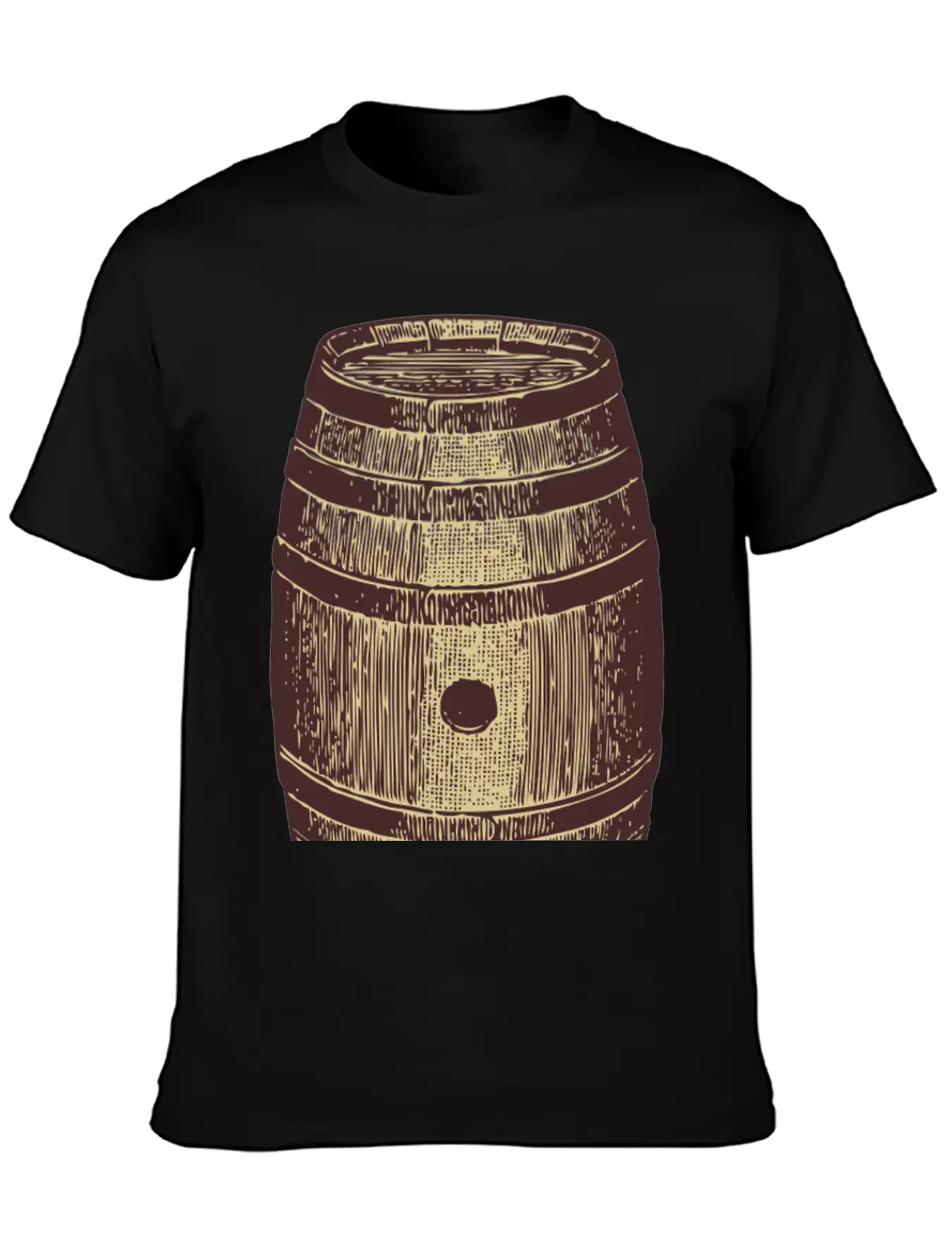 Wein Wine Flasche Glas Bottle Barrels Glasses19 Unisex Casual T-Shirt – Clean Design For Daily Comfort