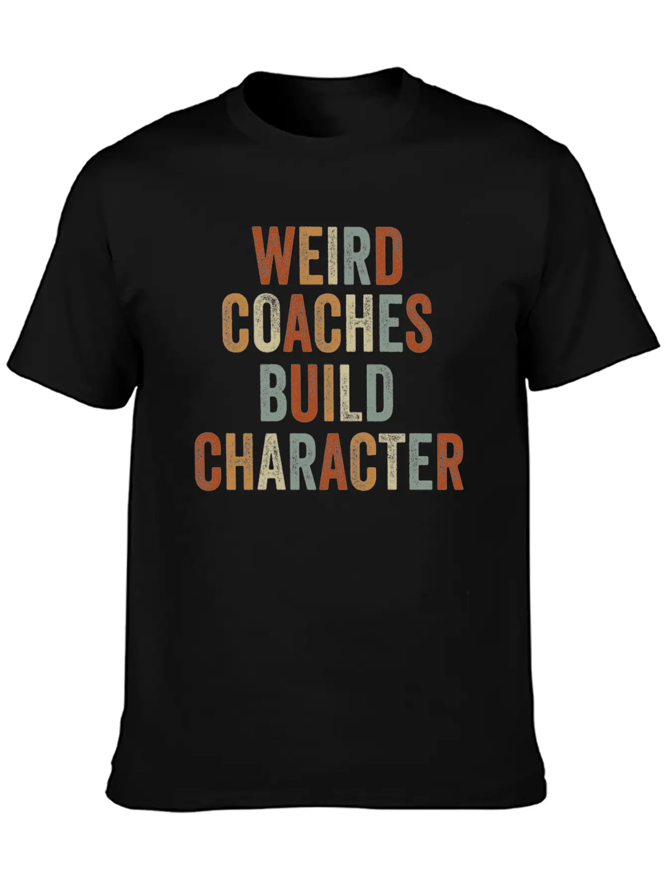 Weird Coaches Build Character Coach Essential Cotton Tee For Daily Outfits – Unisex Style