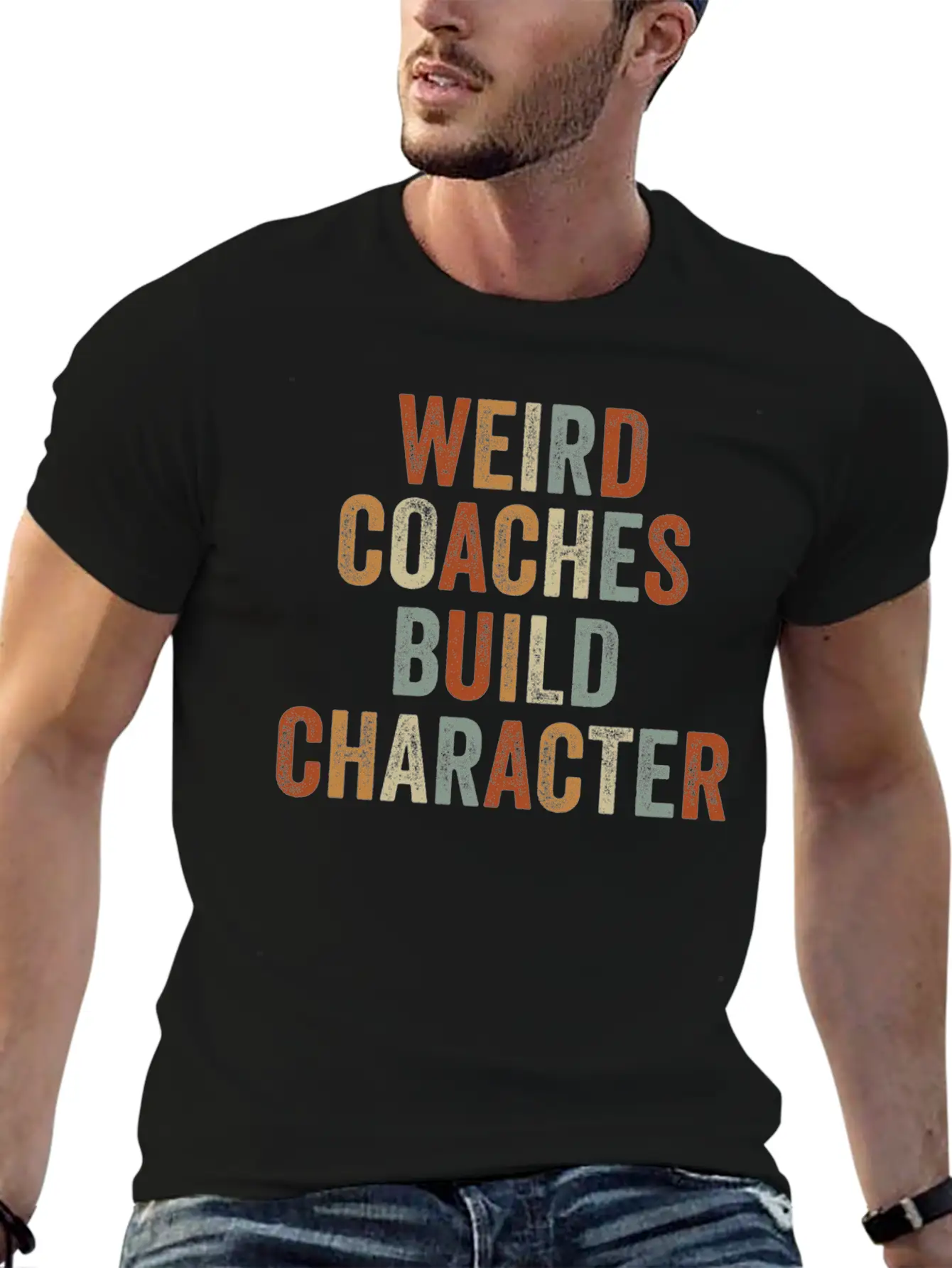 Weird Coaches Build Character Coach Essential Cotton Tee For Daily Outfits – Unisex Style