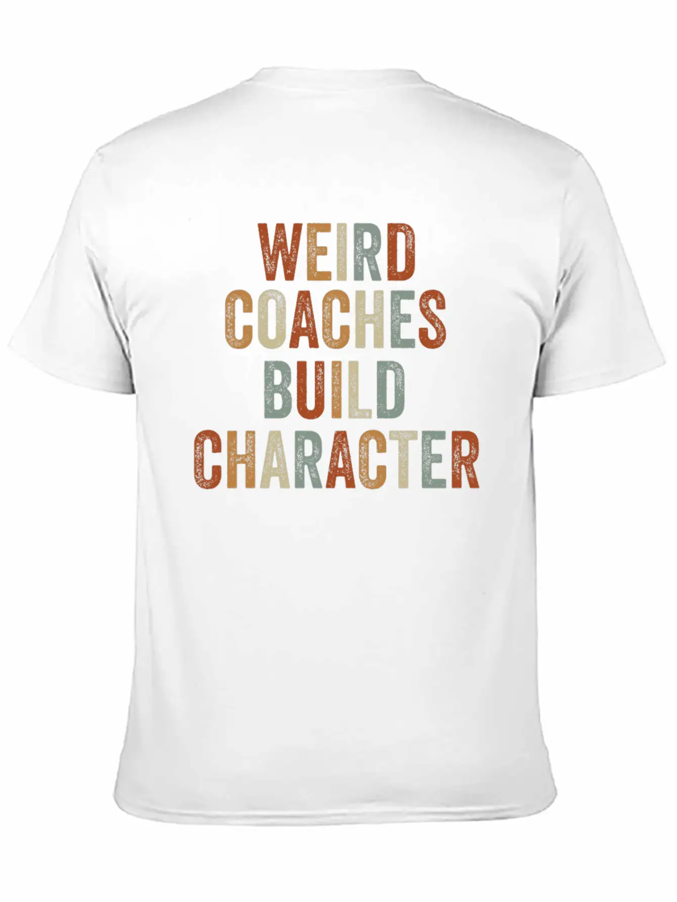 Weird Coaches Build Character Coach Essential Cotton Tee For Daily Outfits – Unisex Style