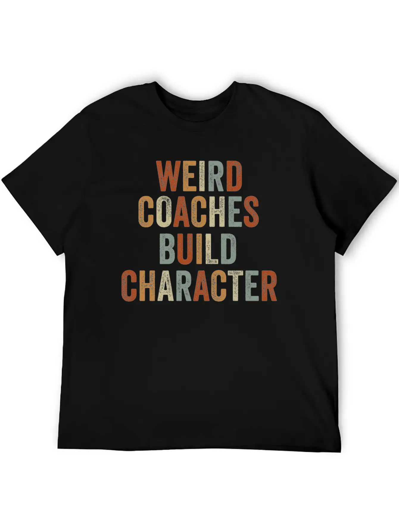 Weird Coaches Build Character Coach Essential Cotton Tee For Daily Outfits – Unisex Style