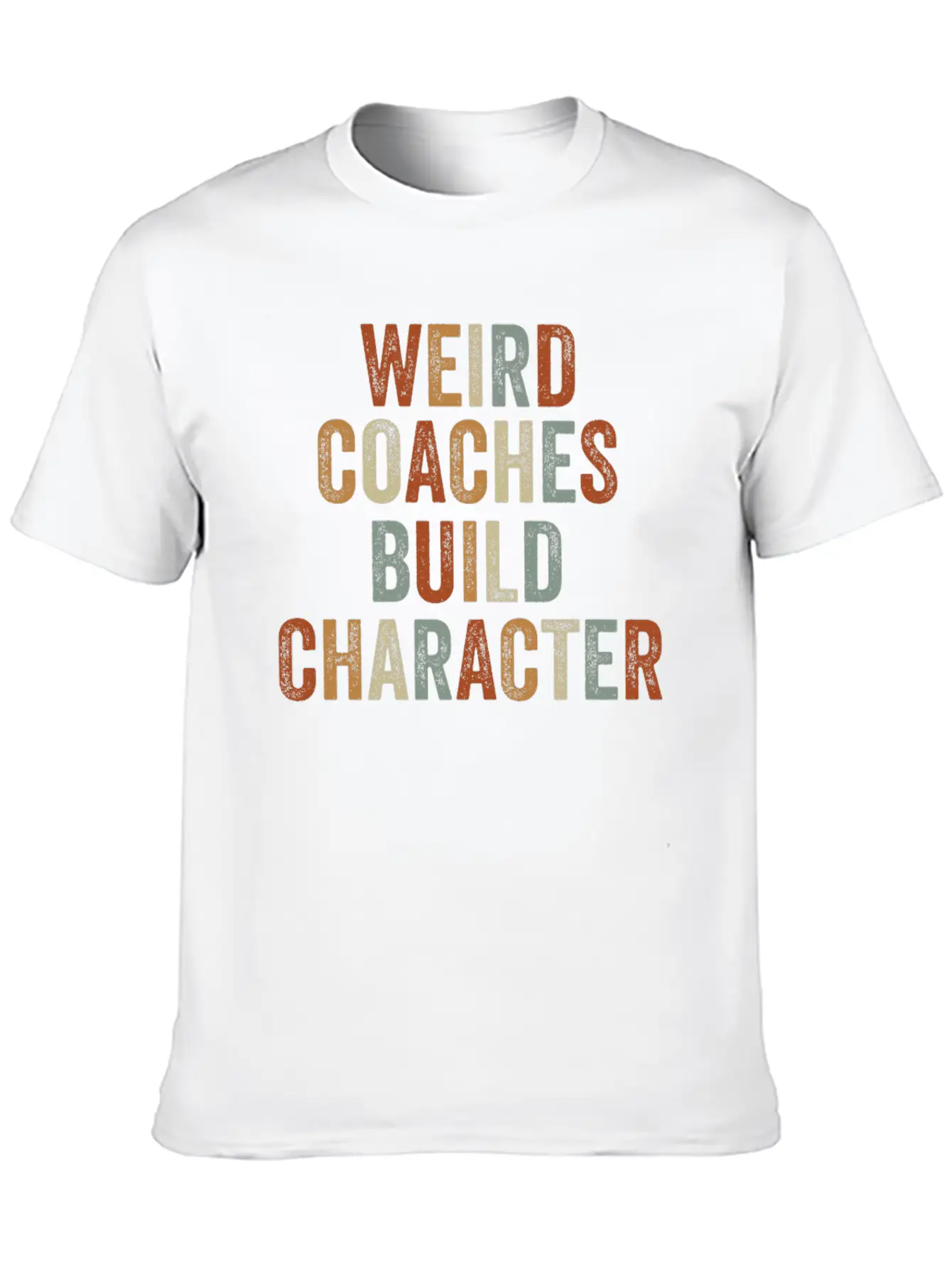 Weird Coaches Build Character Coach Essential Cotton Tee For Daily Outfits – Unisex Style