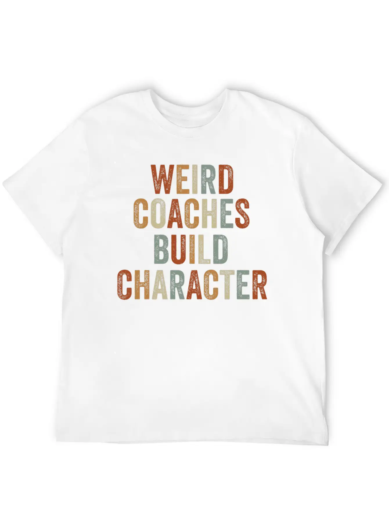 Weird Coaches Build Character Coach Essential Cotton Tee For Daily Outfits – Unisex Style