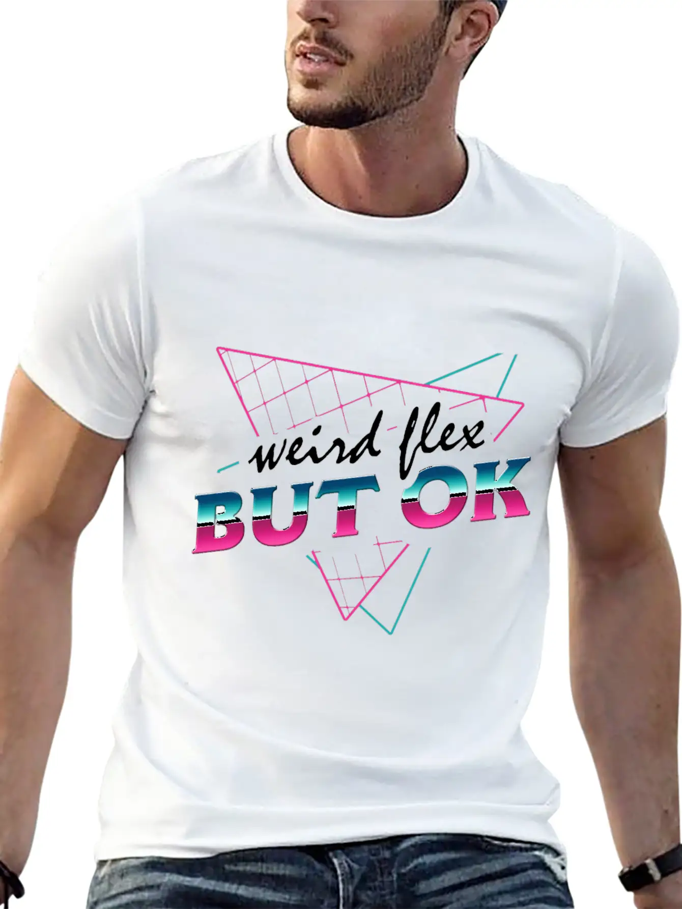 Weird Flex But OK Unisex Casual T-Shirt – Clean Design For Daily Comfort