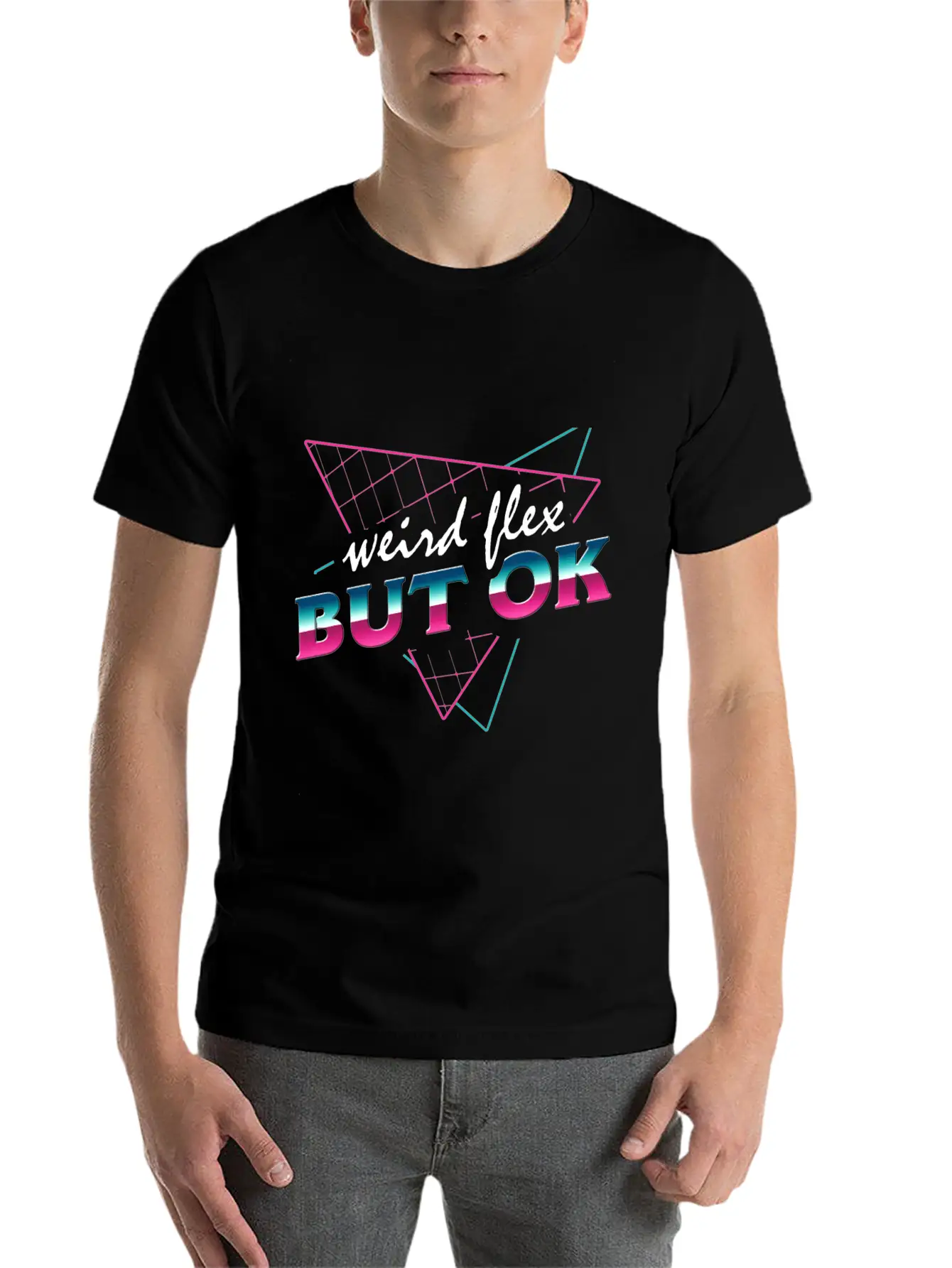 Weird Flex But OK Unisex Casual T-Shirt – Clean Design For Daily Comfort