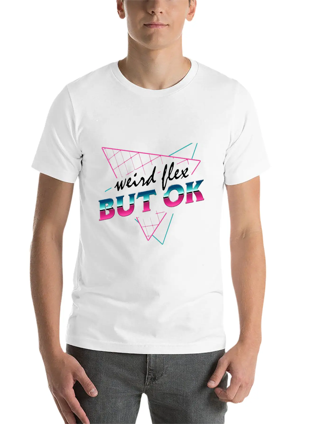 Weird Flex But OK Unisex Casual T-Shirt – Clean Design For Daily Comfort