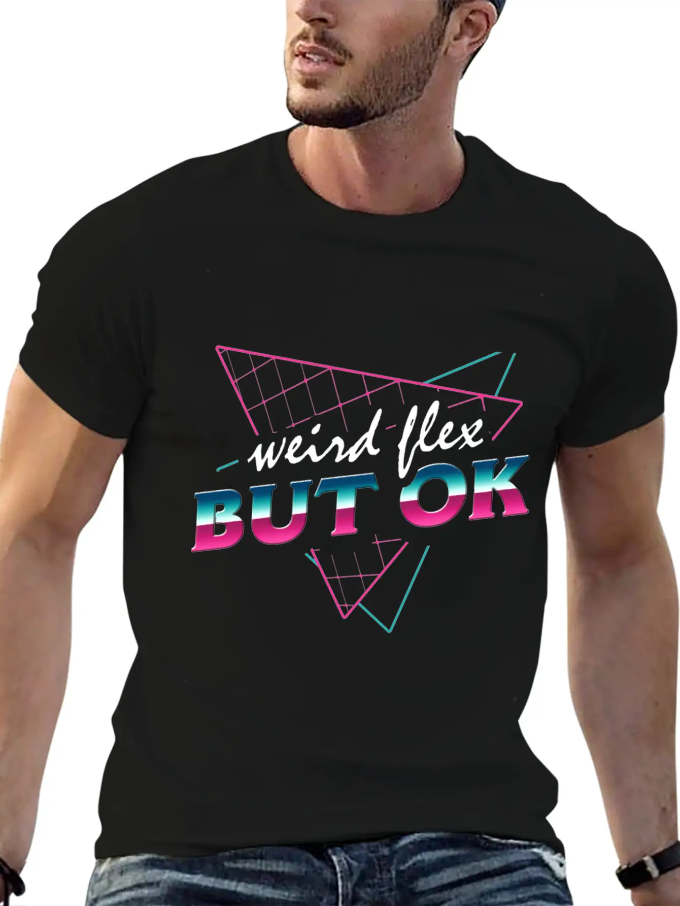 Weird Flex But OK Unisex Casual T-Shirt – Clean Design For Daily Comfort